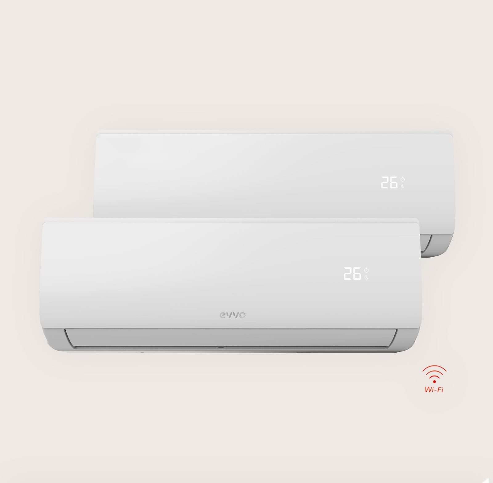 Aire acondicionado split EVVO Clima WiFi 2x1