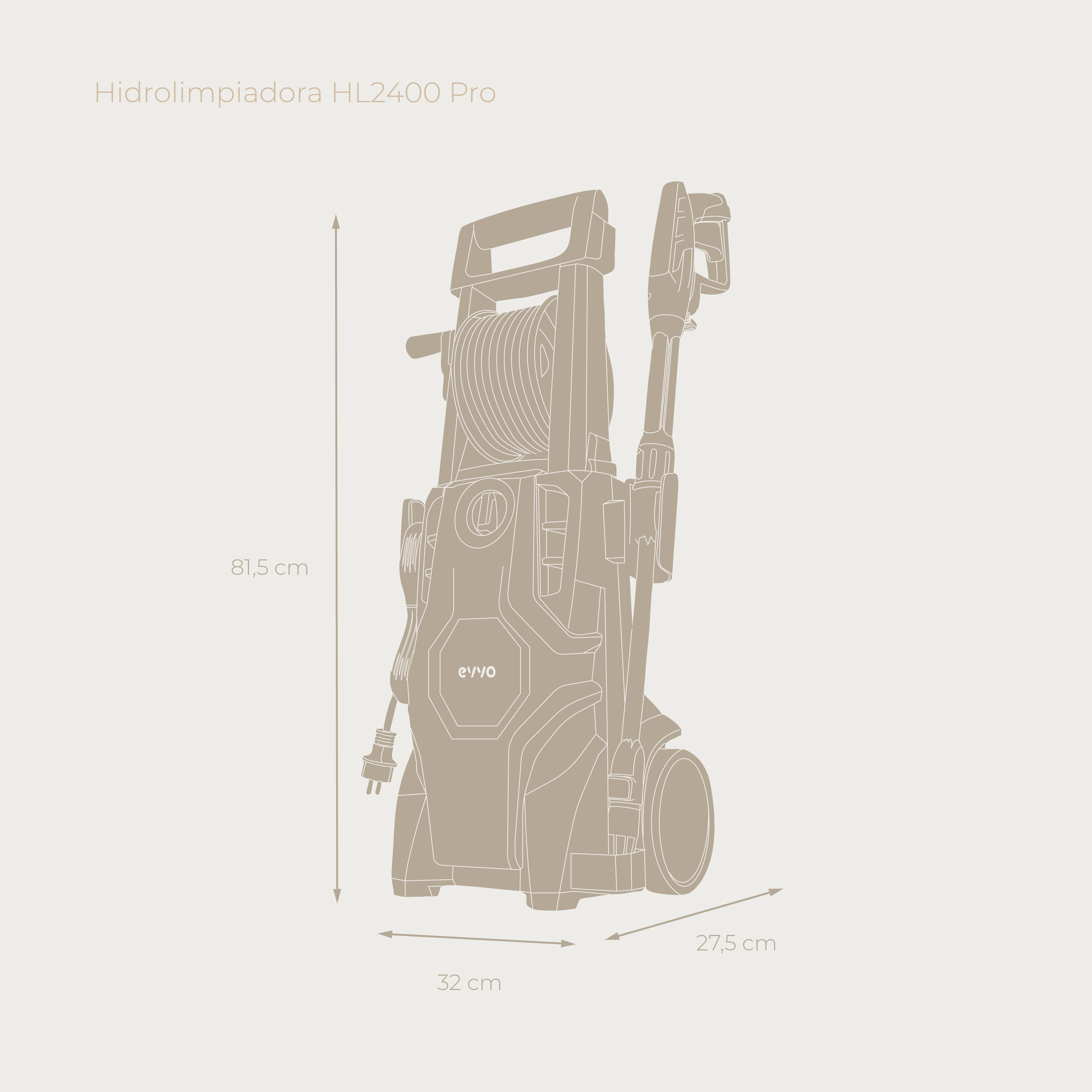 Hidrolimpiadora EVVO HL2400 Pro