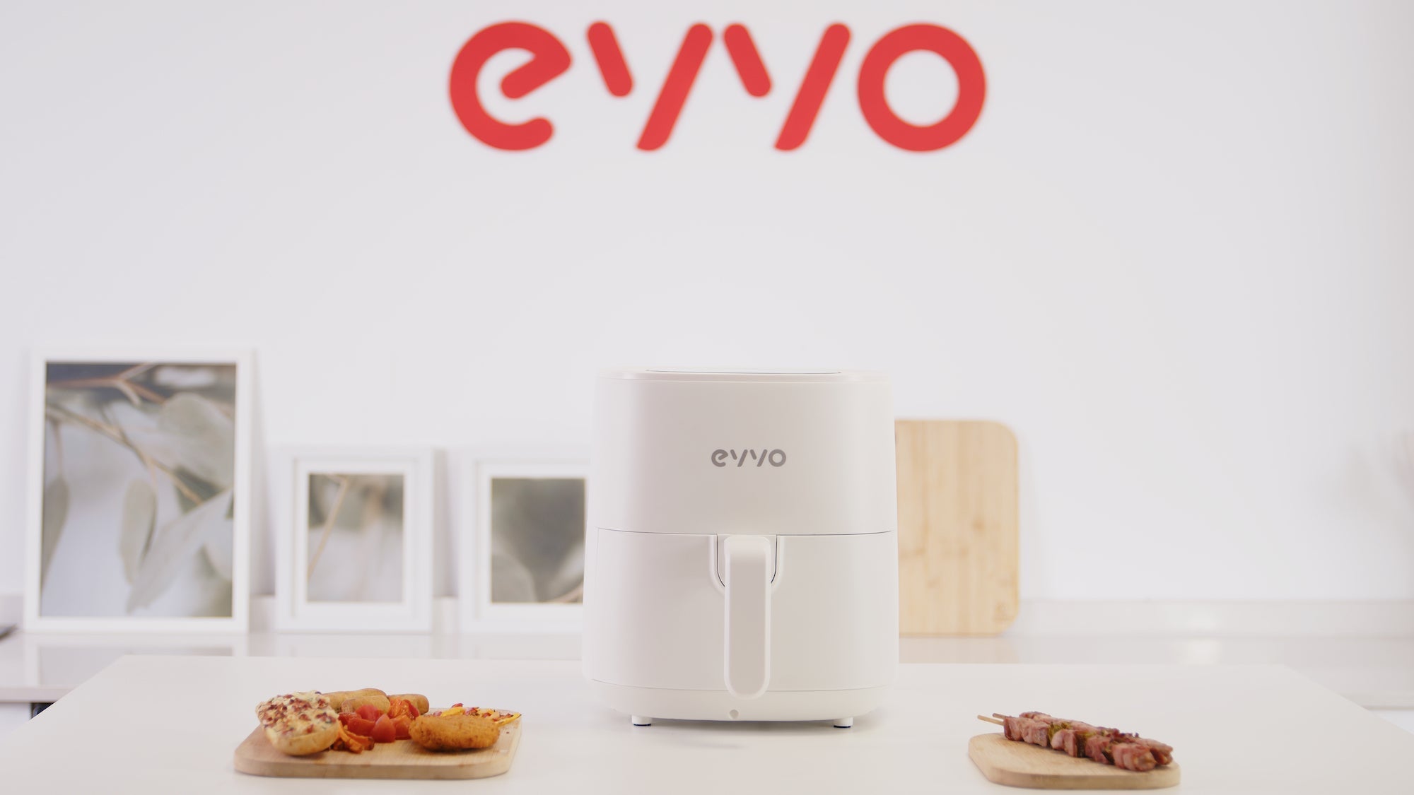 Freidora sin aceite EVVO Tasty Fryer 6L Blanco Reacondicionado Clase A