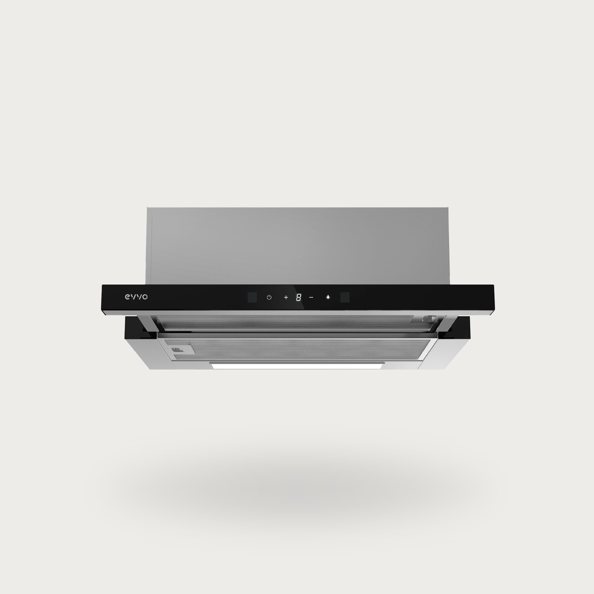 Campana Extractora Telescópica EVVO CE12 Black