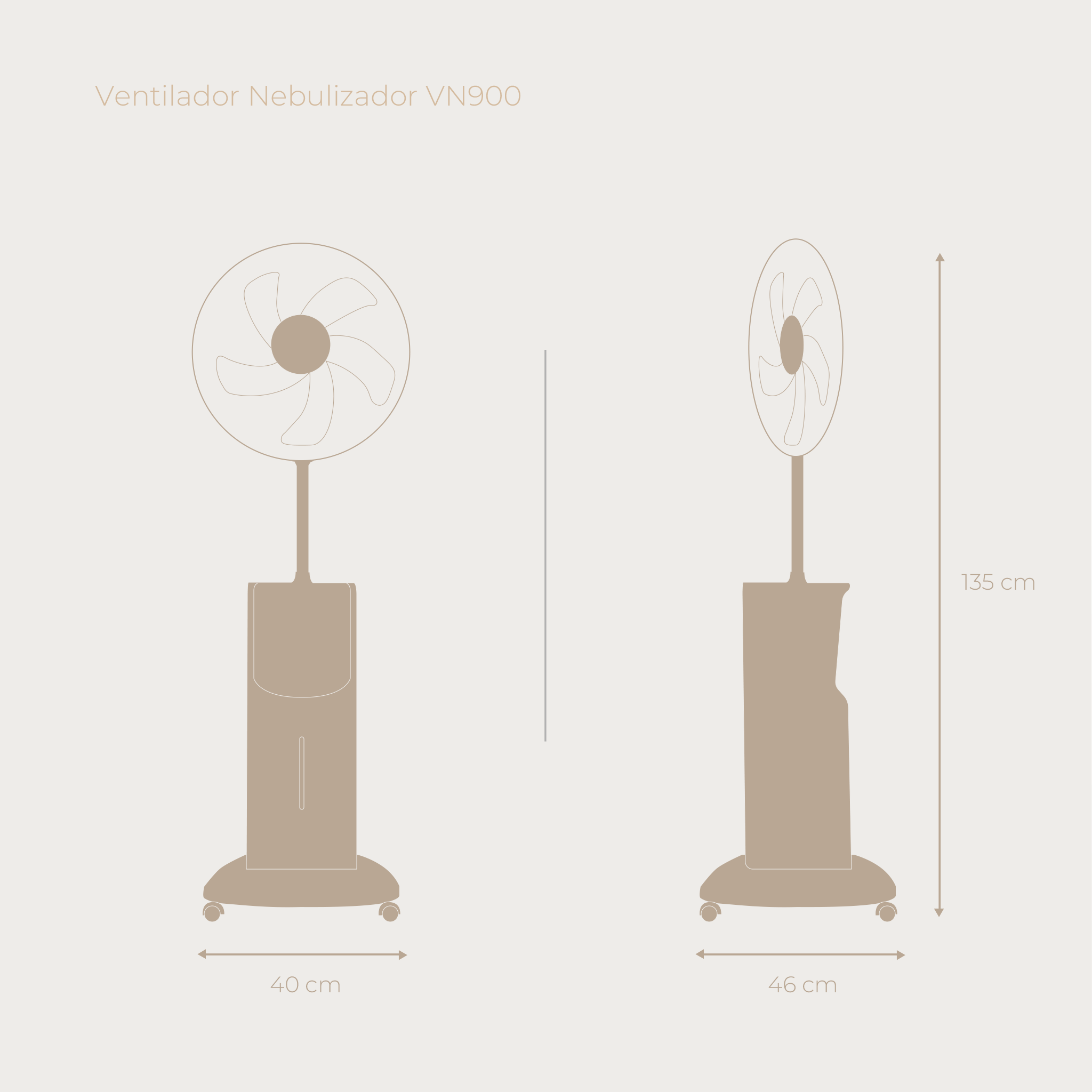 Ventilador Nebulizador EVVO VN900