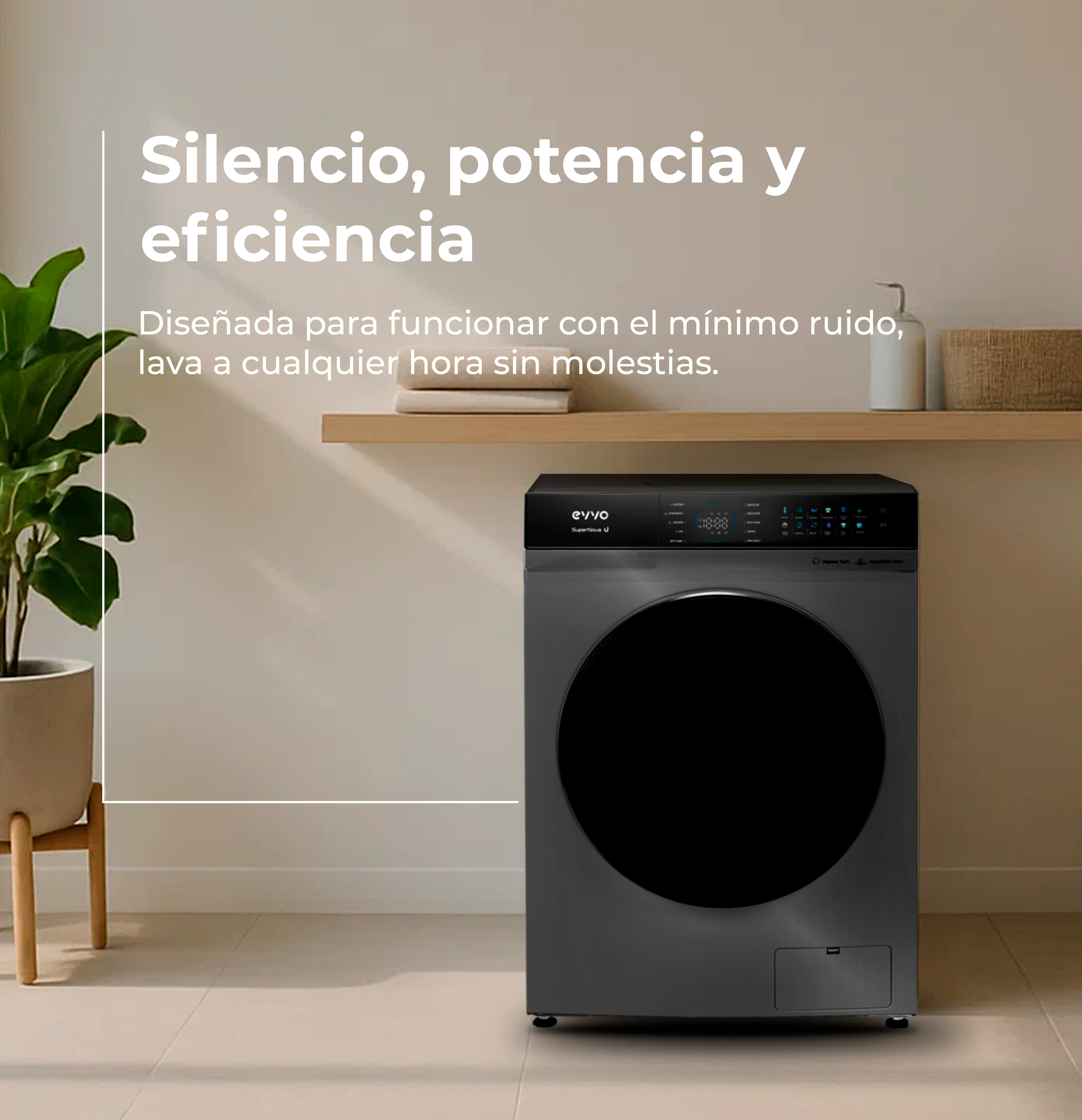 Lavadora EVVO Supernova U 12Kg