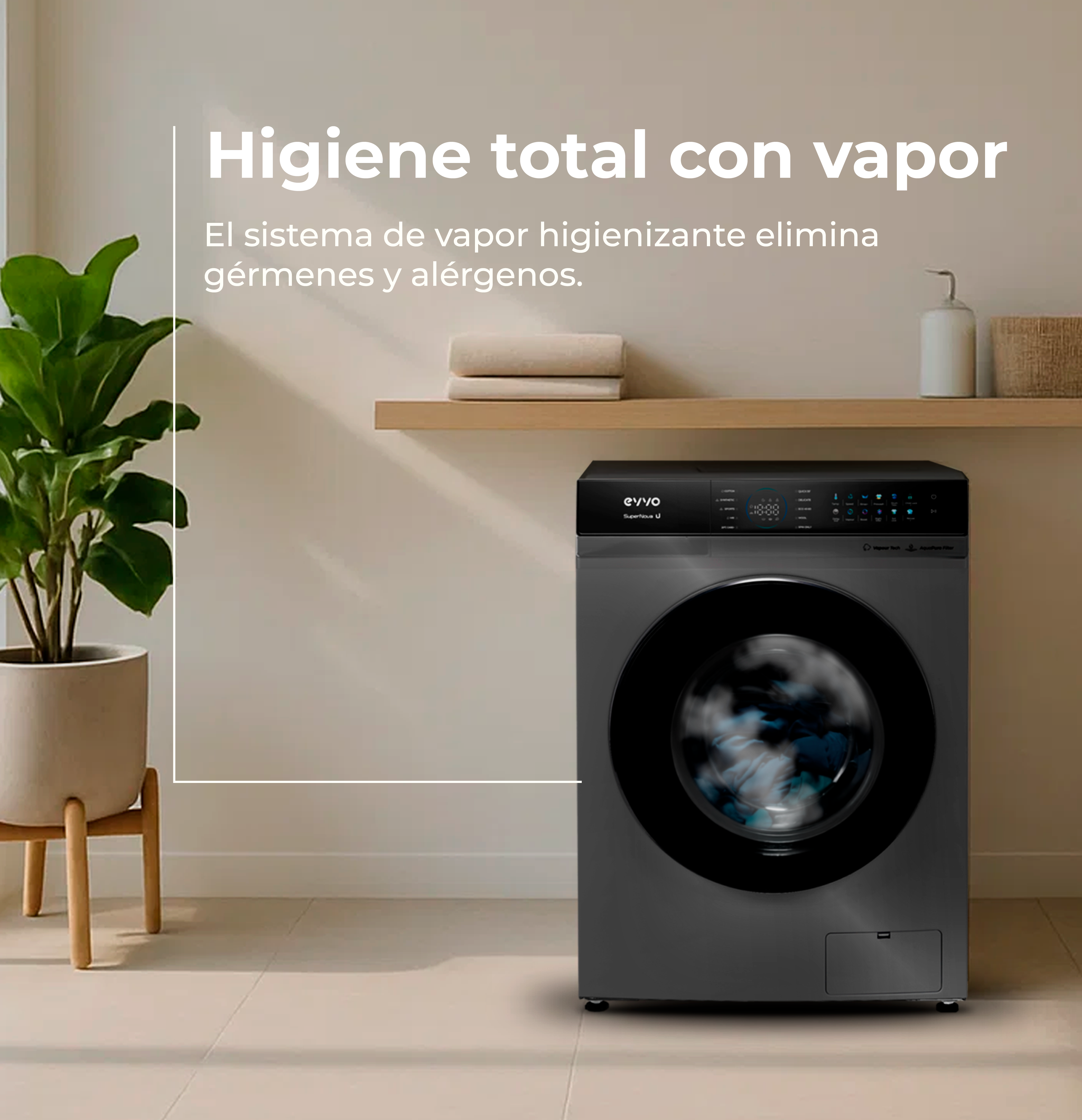 Lavadora EVVO Supernova U 12Kg