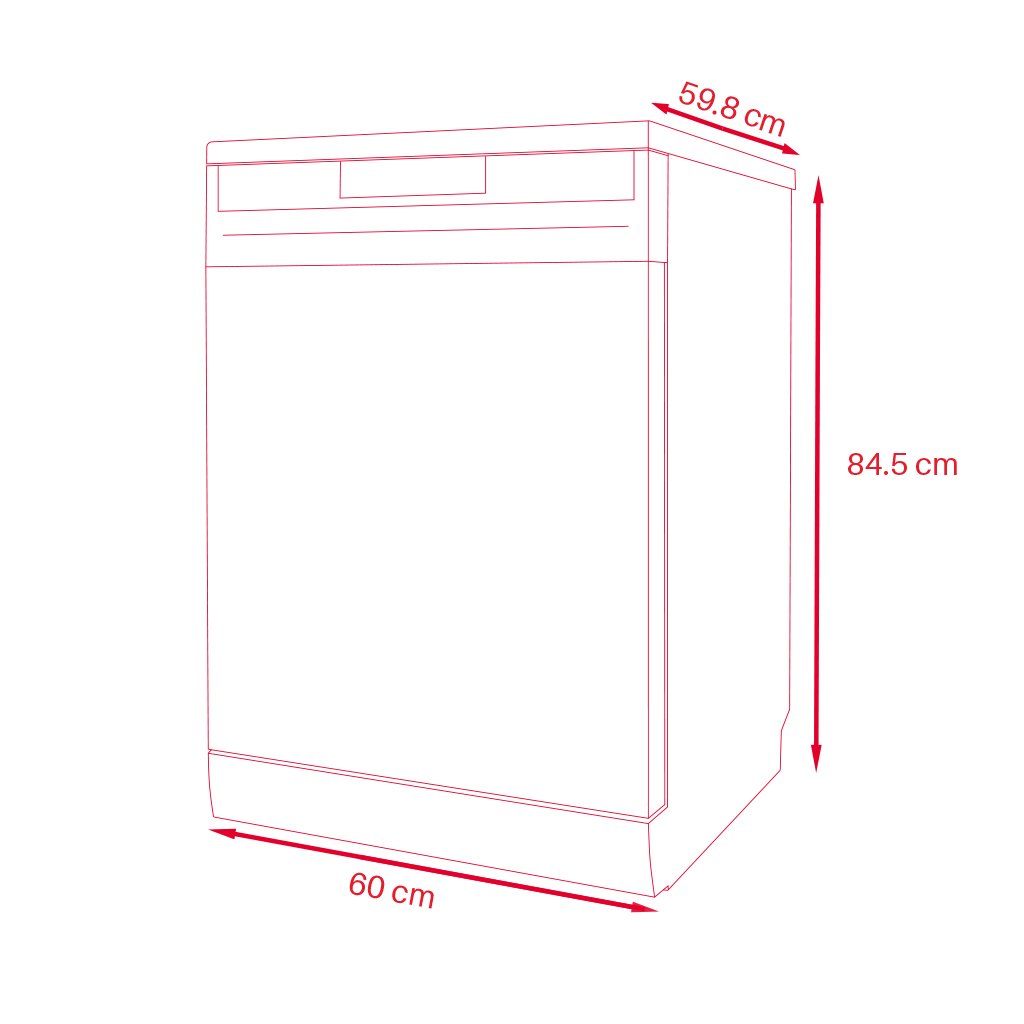 Lavavajillas EVVO D1 Reacondicionado Clase A