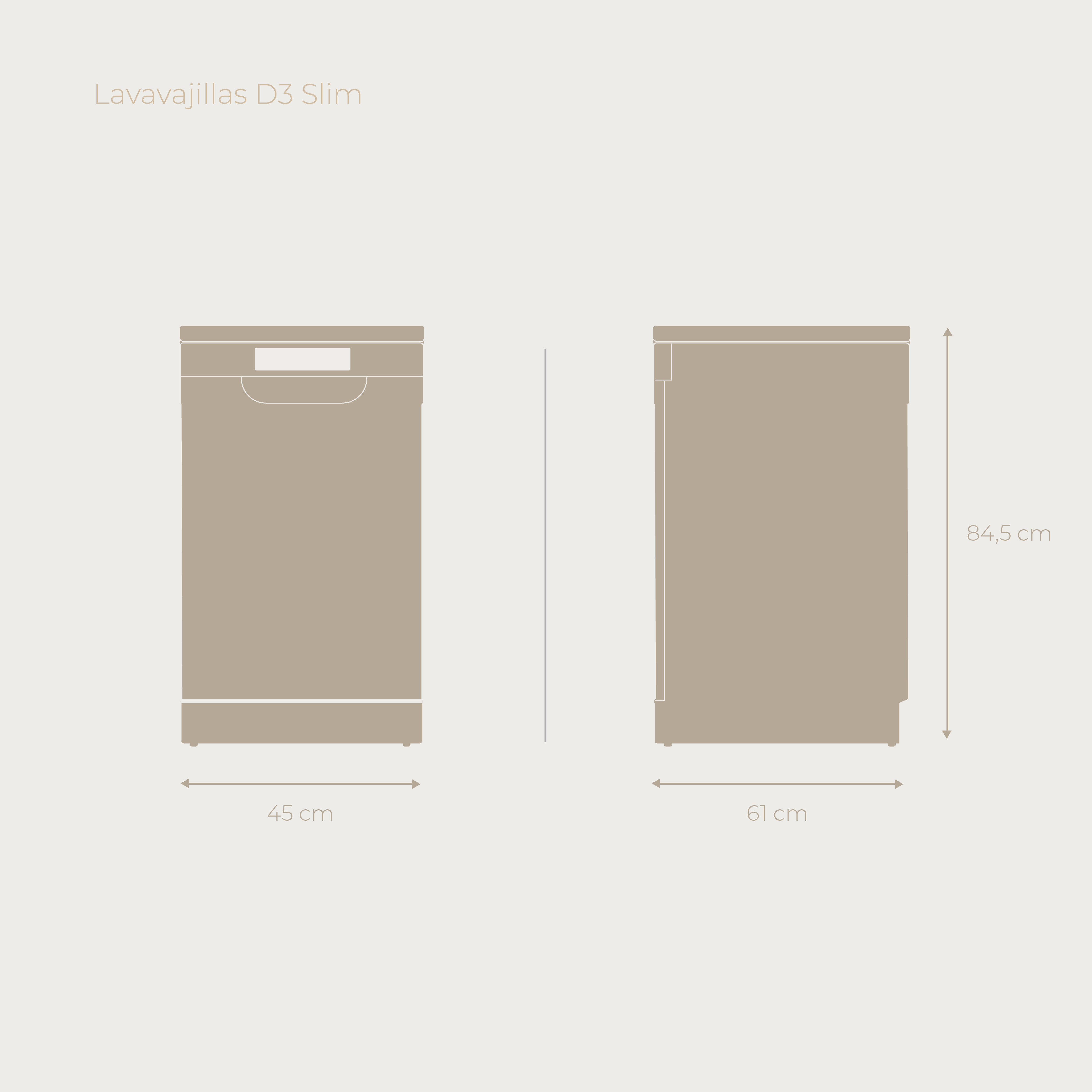 LAVAVAJILLAS EVVO D3 Slim (45 cm)