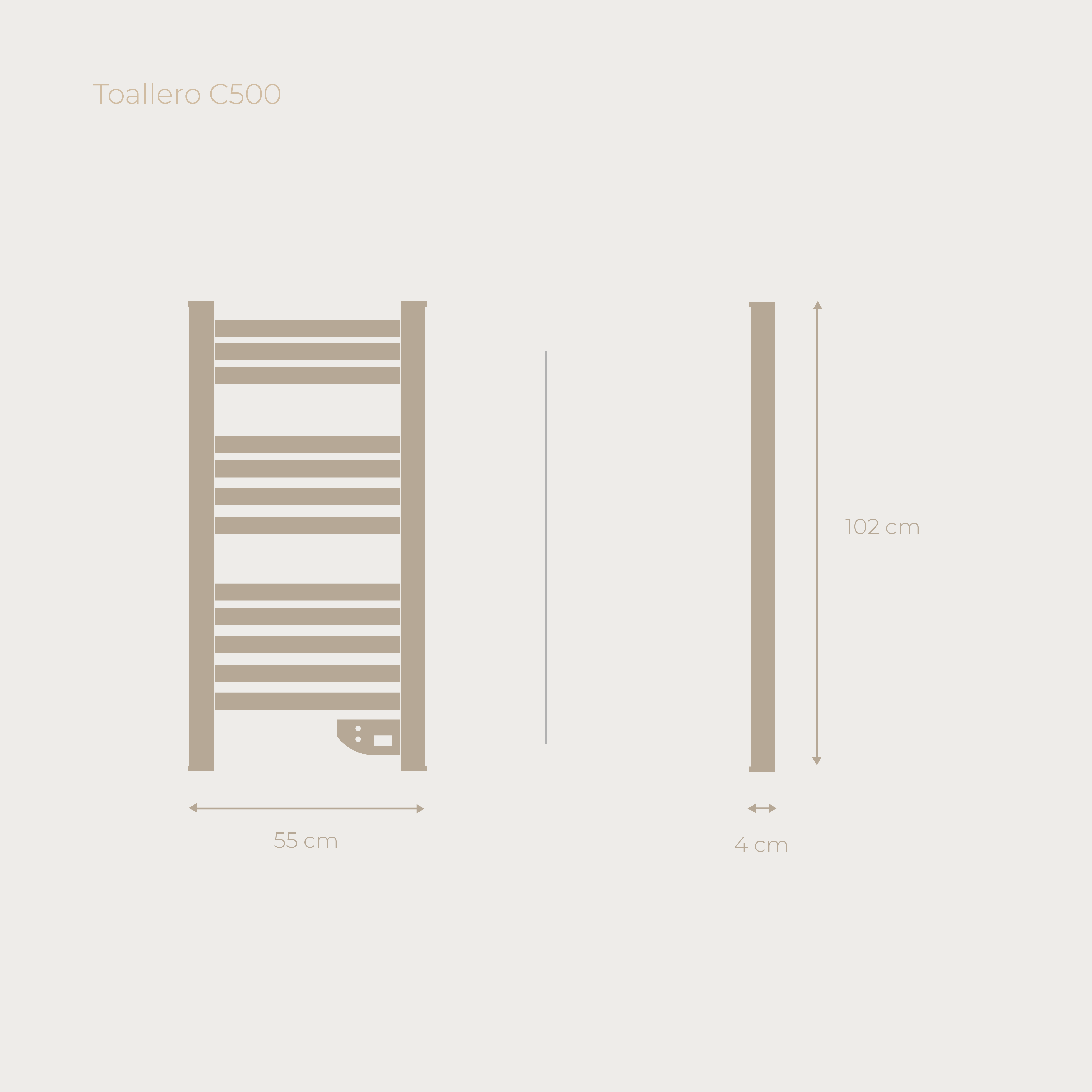 Toallero Eléctrico EVVO C500