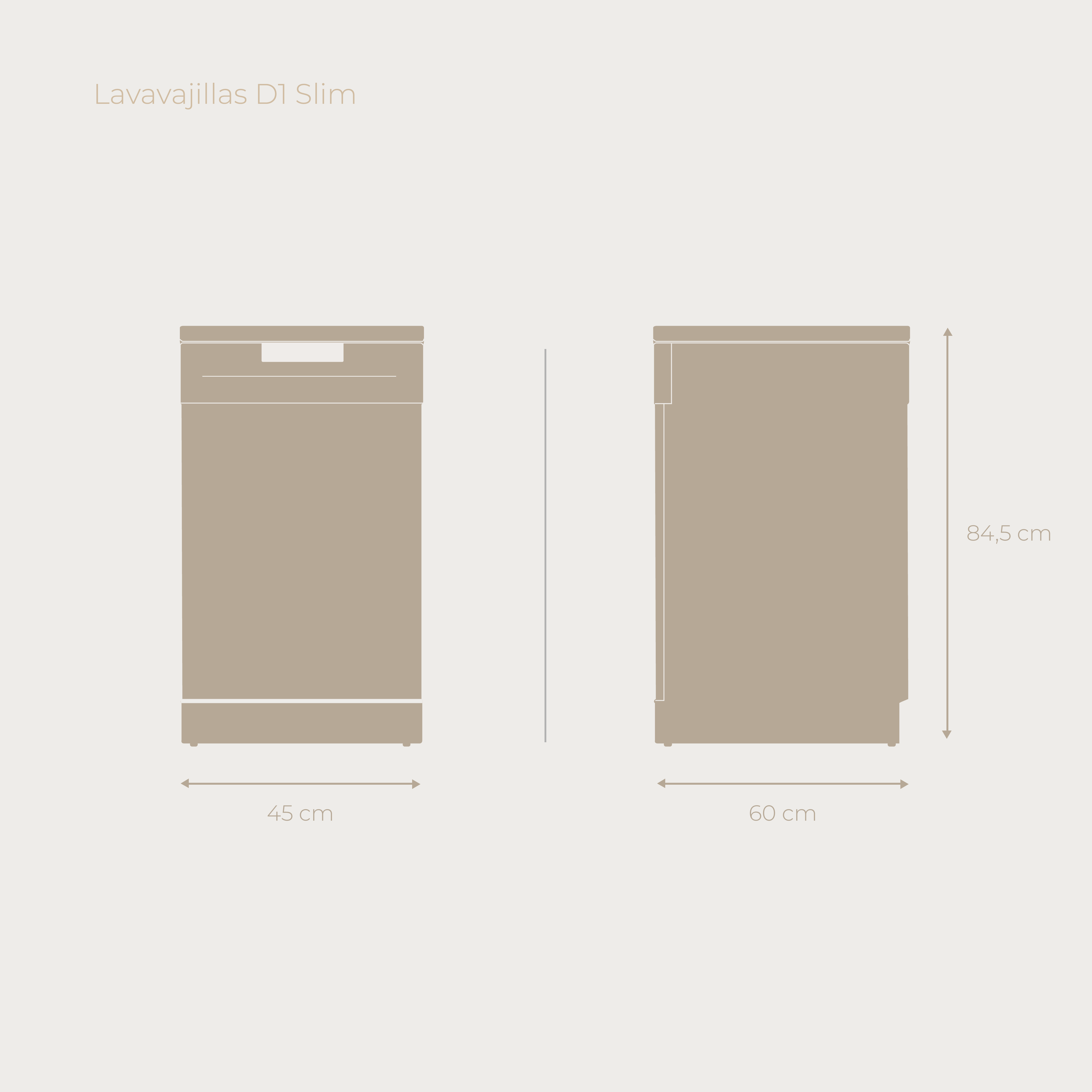 LAVAVAJILLAS EVVO D1 Slim (45 cm)