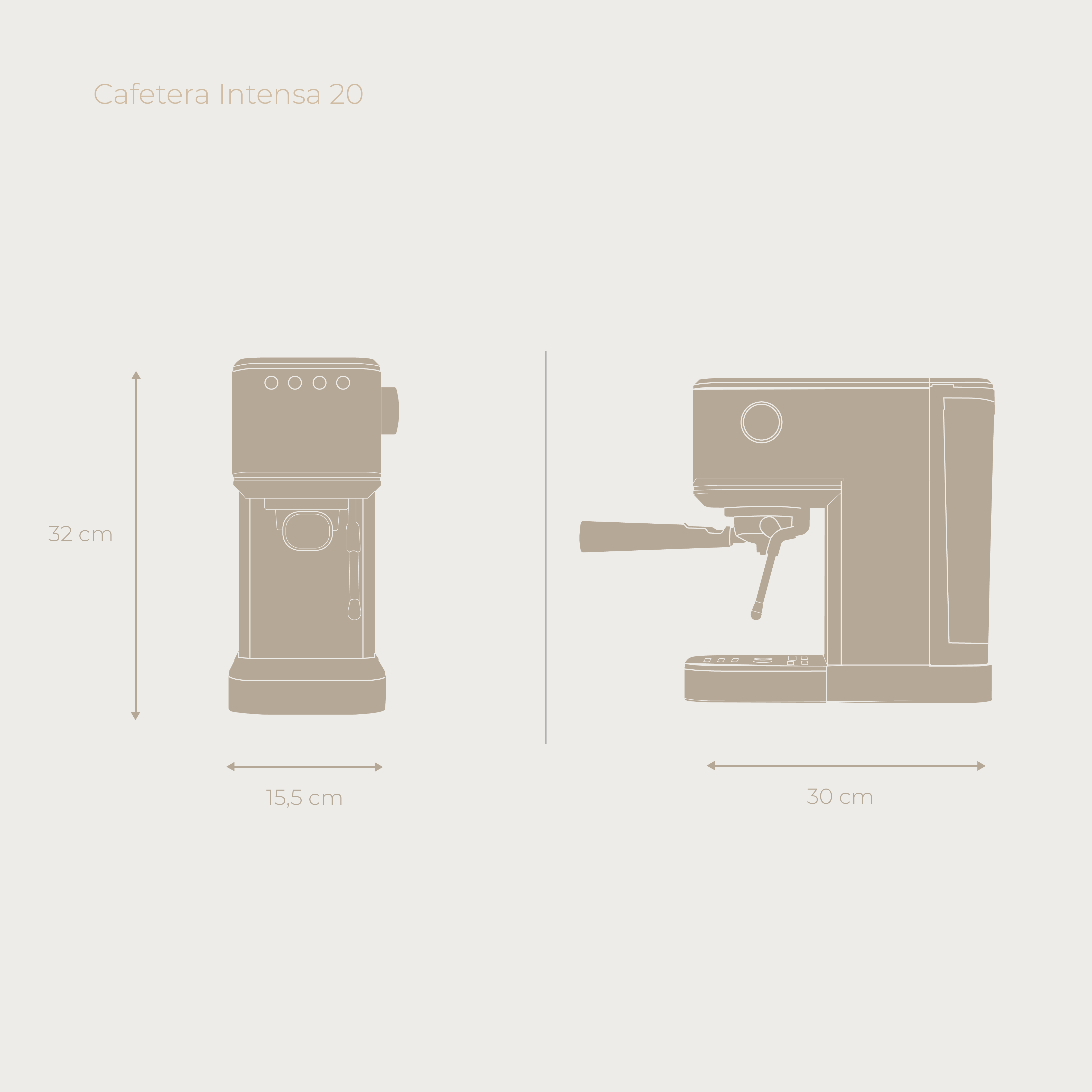 Cafetera Espresso EVVO Intensa 20