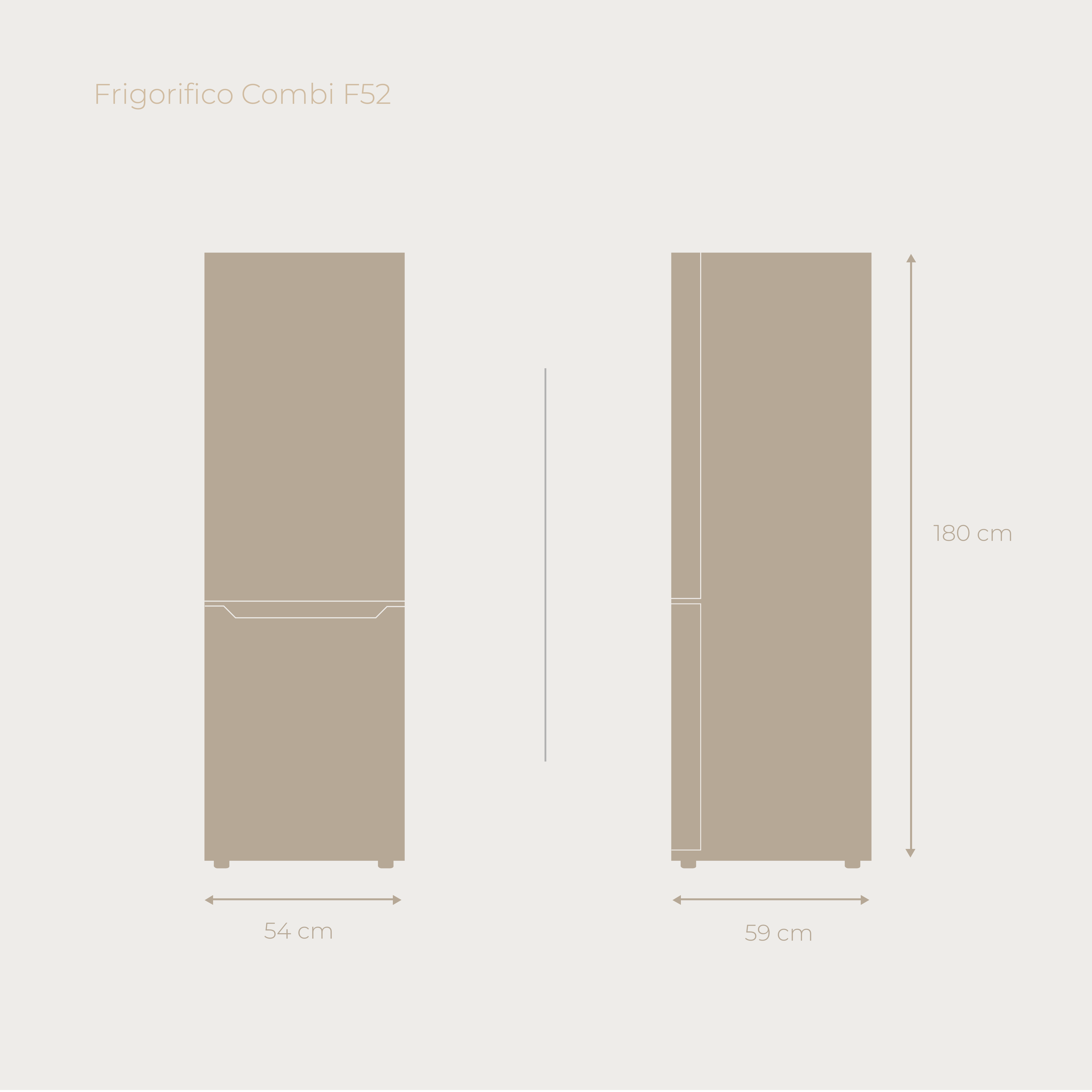 Frigorífico Combi EVVO F52