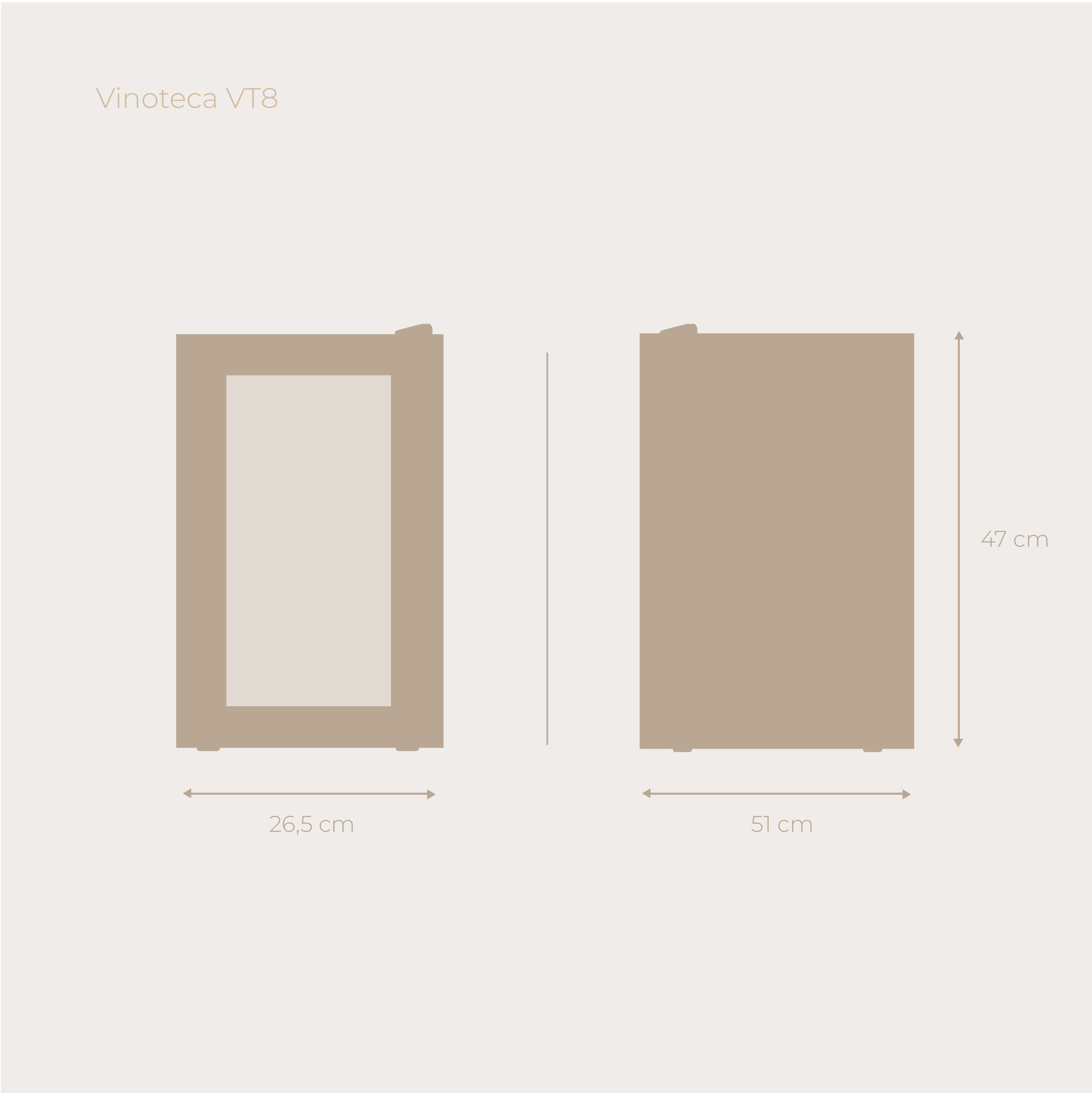 Vinoteca EVVO VT8 Reacondicionado Clase A