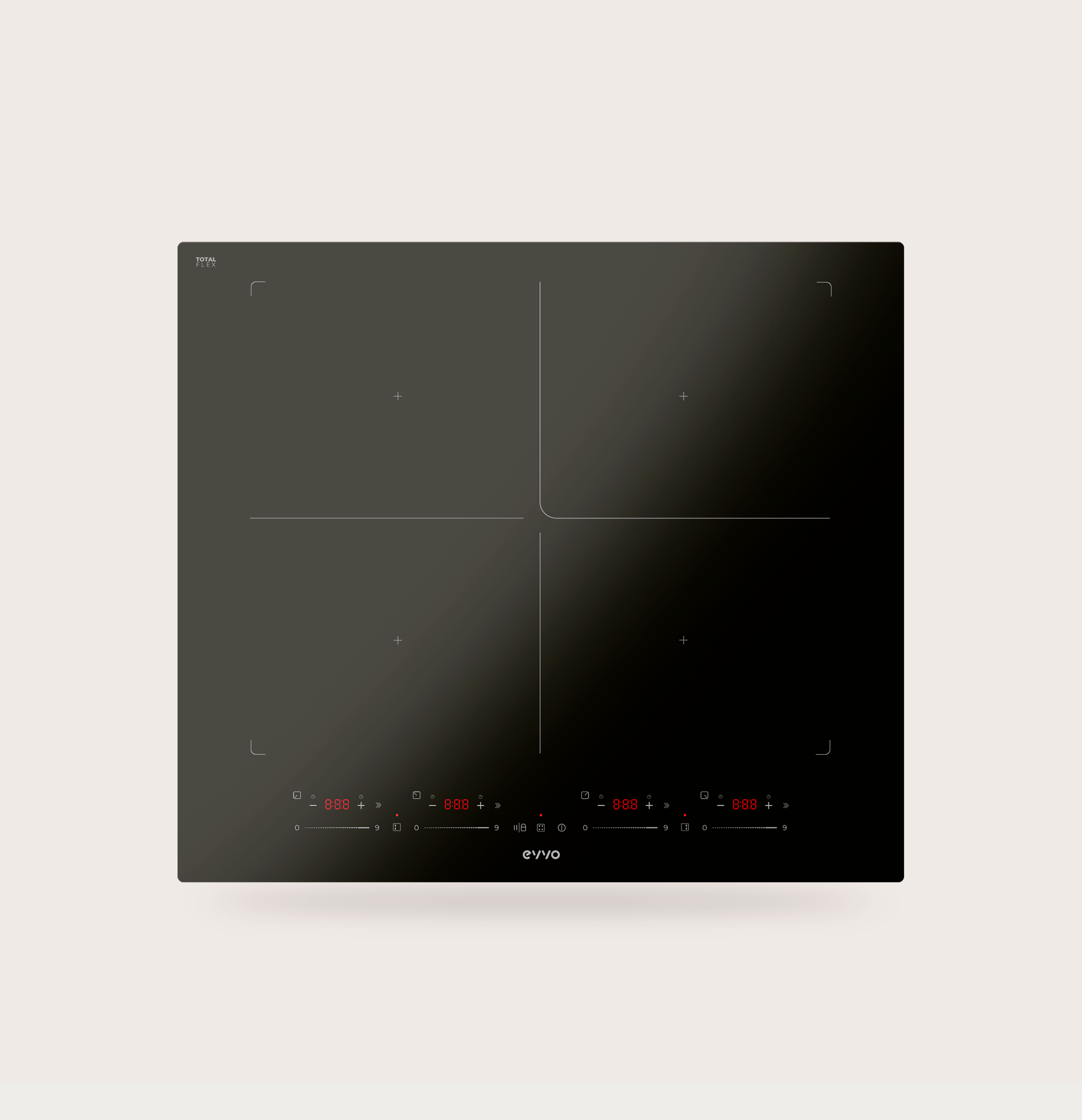 Placa Inducción EVVO V68 TotalFlex