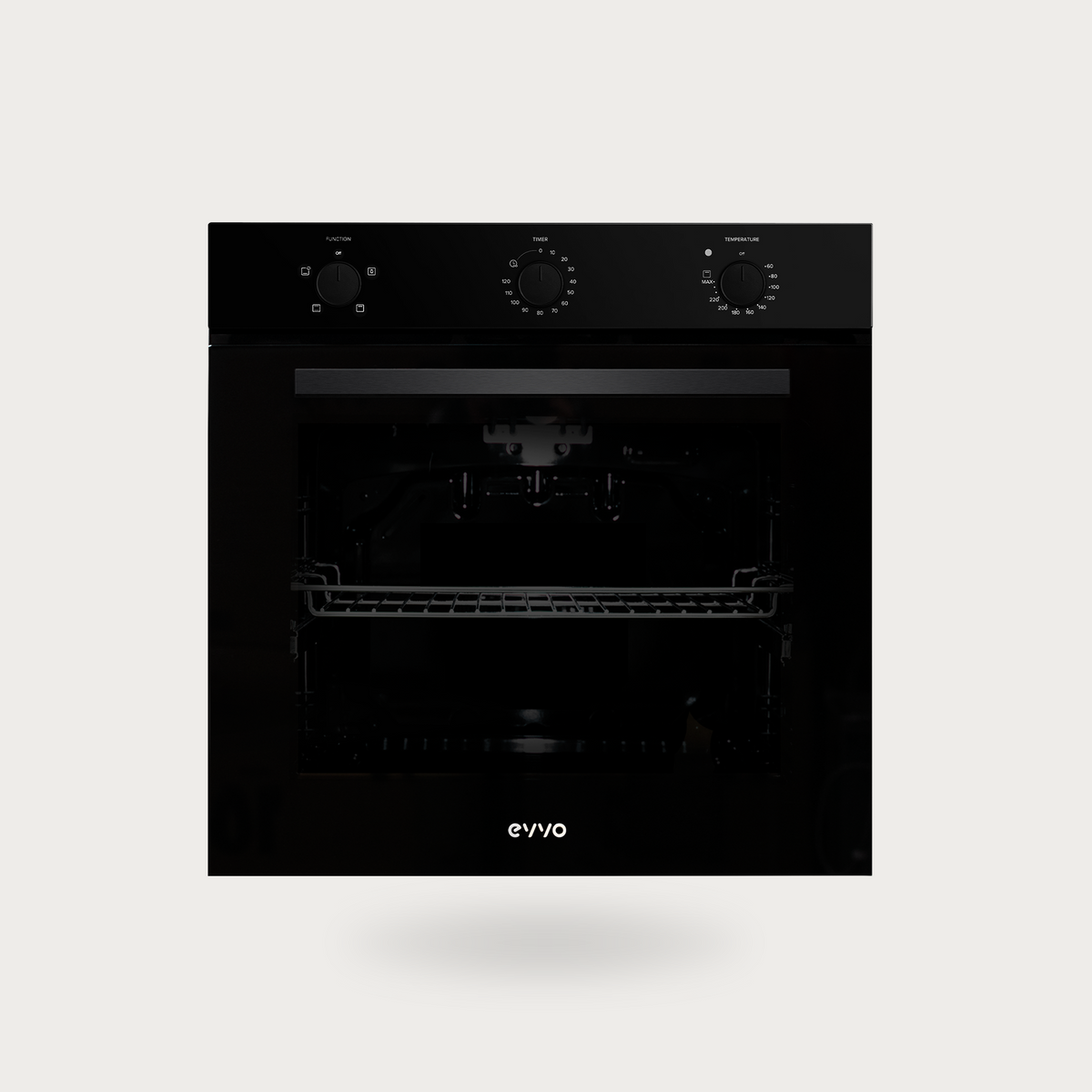 Forno A Microonde EVVO M20 Nero Con Grill - 20 Litri, 1100W Microonde + 800W Grill, Porta A Specchio, Blocco Bambini
