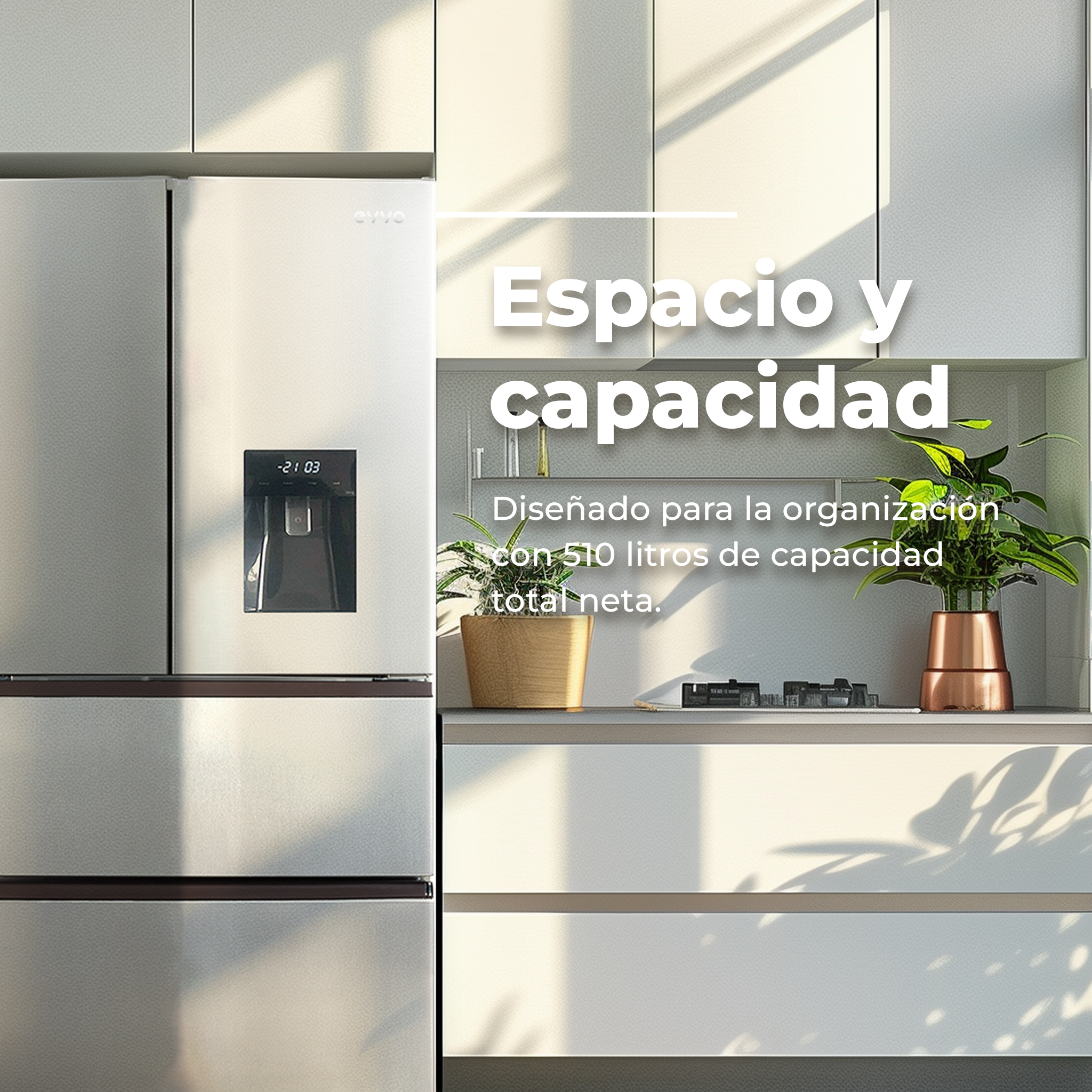 Frigorífico Francês EVVO F80DX