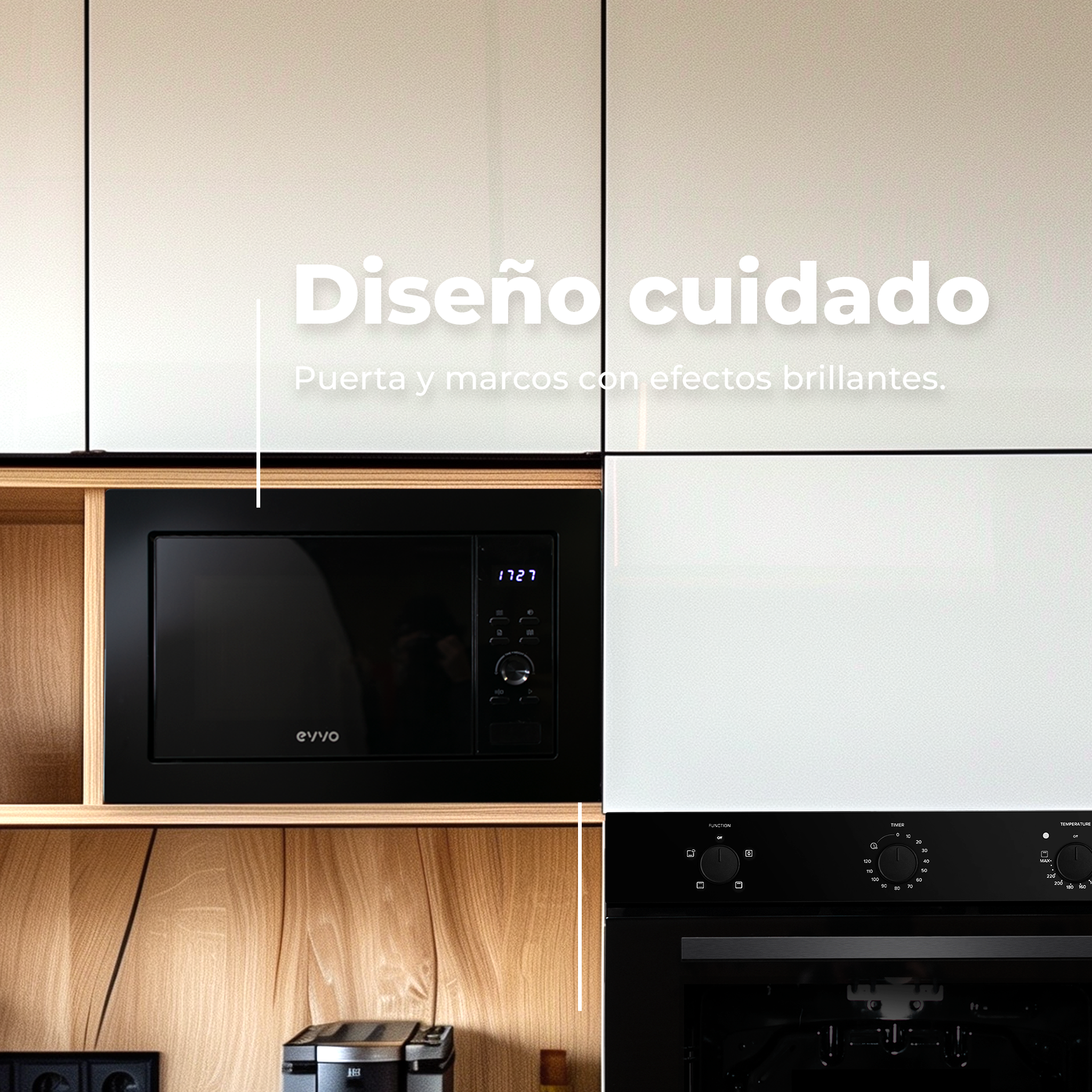 Microondas integrable EVVO Mi30 Reacondicionado Clase A