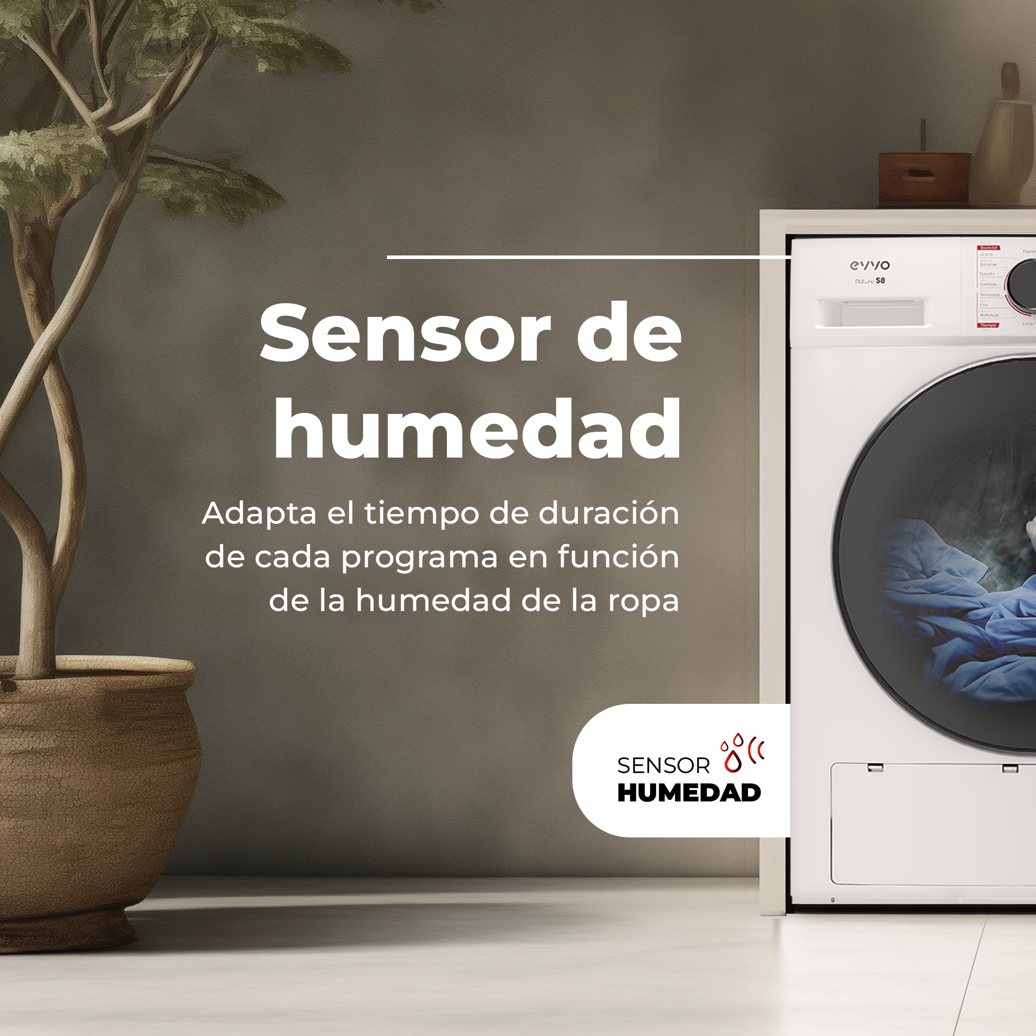 Secadora EVVO Nature S10 Bomba Calor