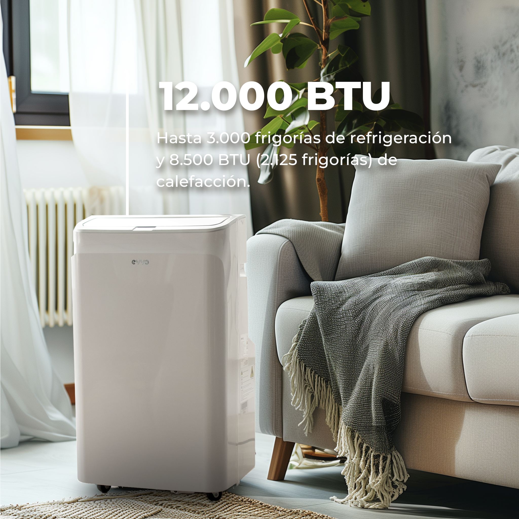 Aire Acondicionado Portatil CLIMA P12 Frío y Calor Reacondicionado Clase A