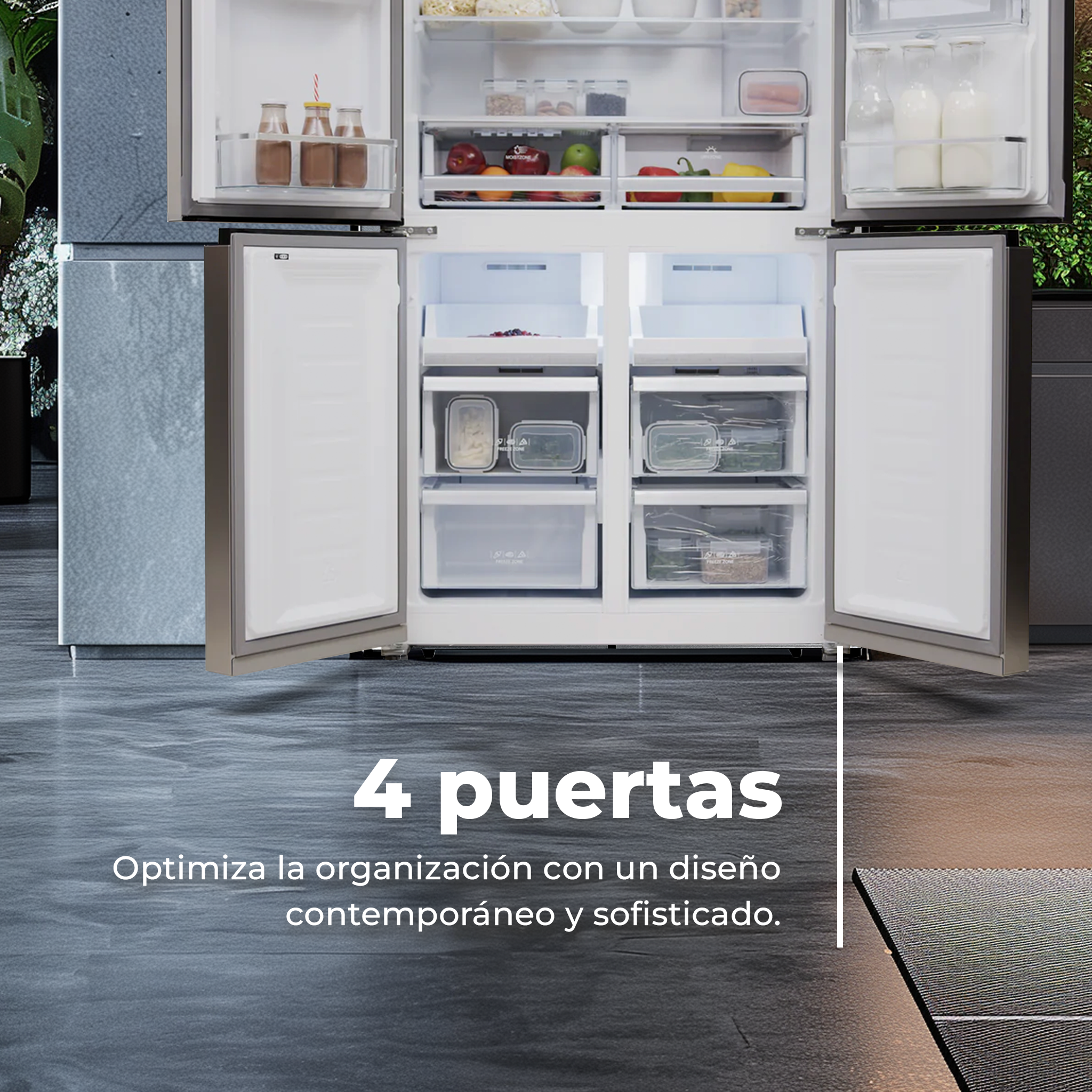 Frigorífico Francês EVVO F80DX