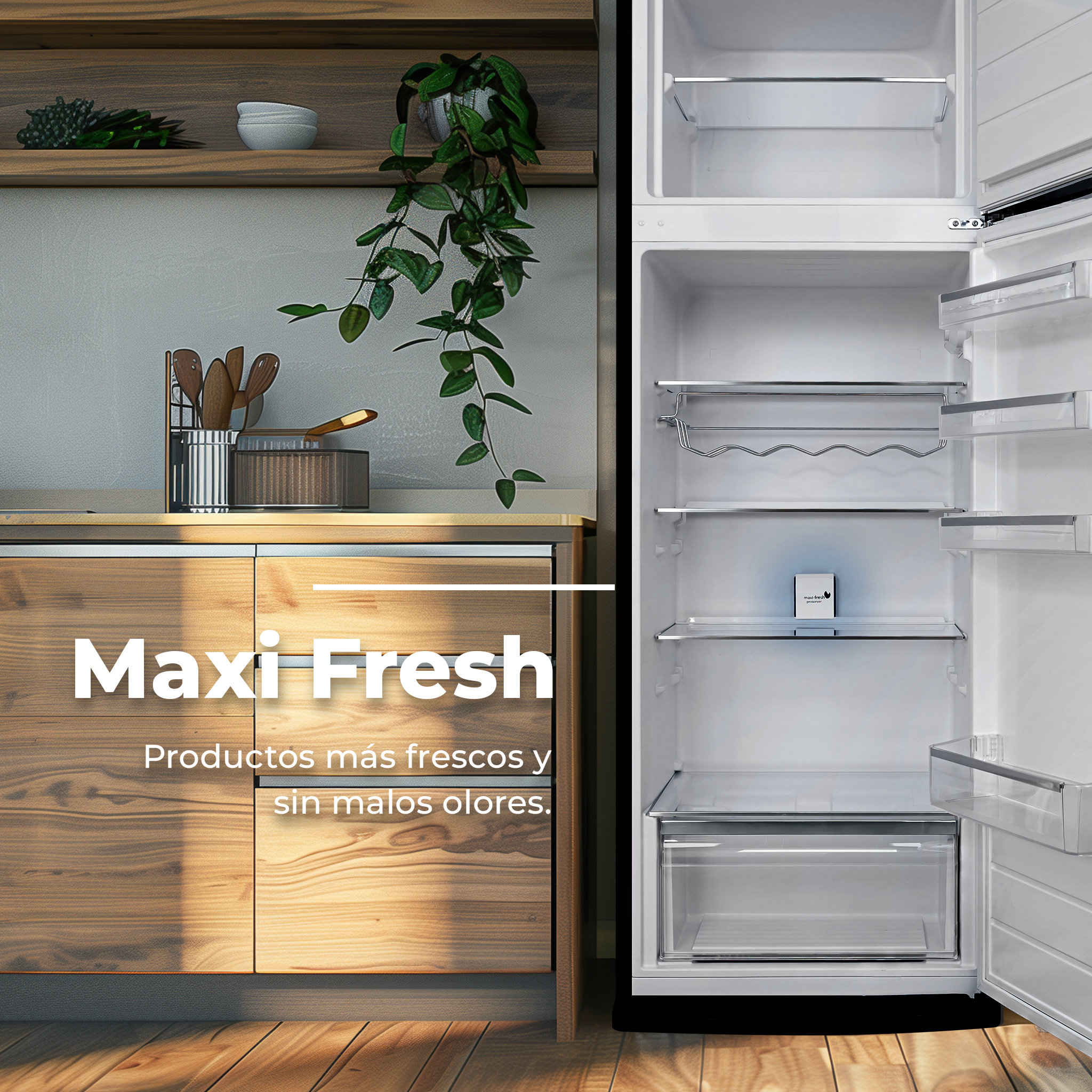 Frigorífico 2 portas Evvo F50 Retro Preto