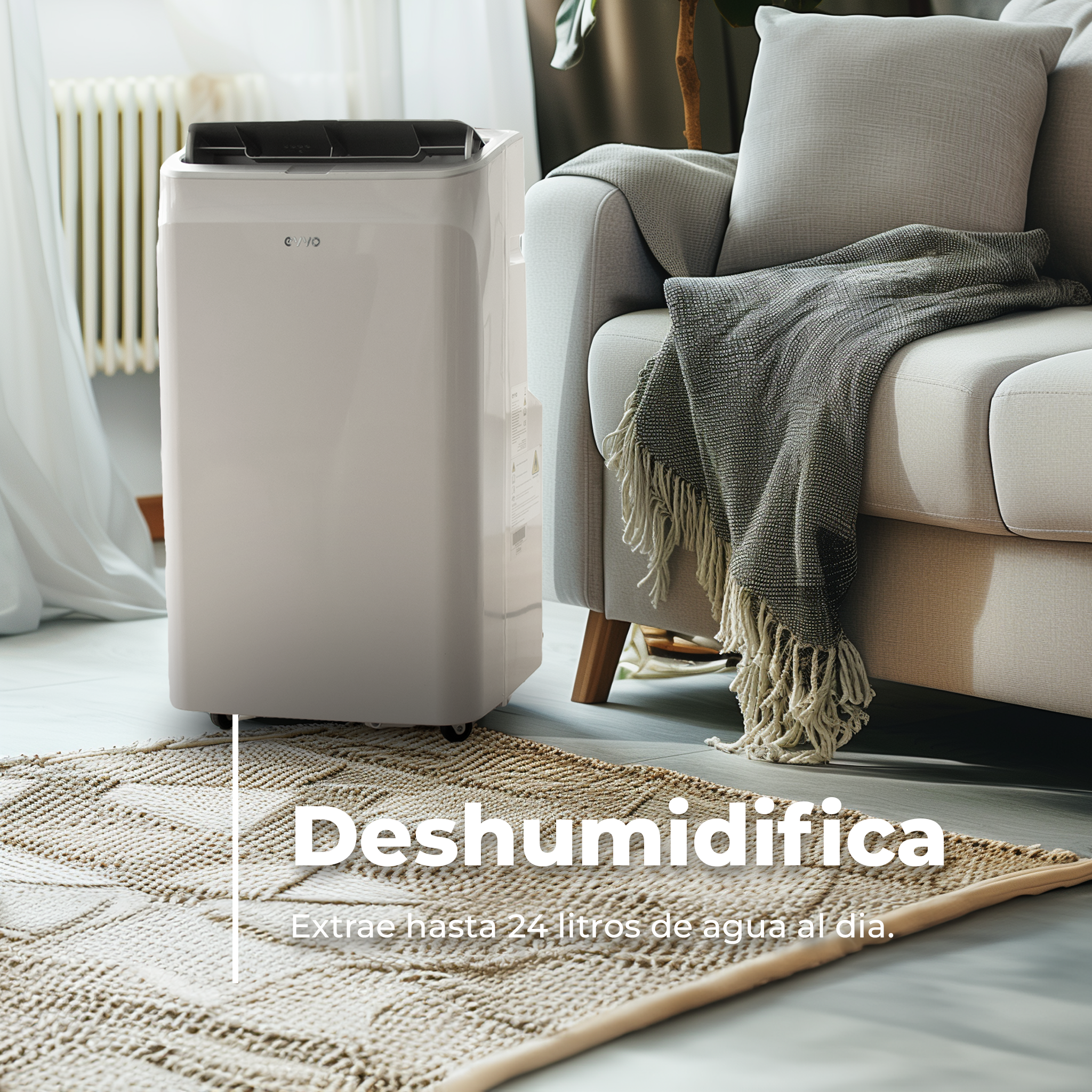 Aire Acondicionado Portatil CLIMA P12 Frío y Calor Reacondicionado Clase A