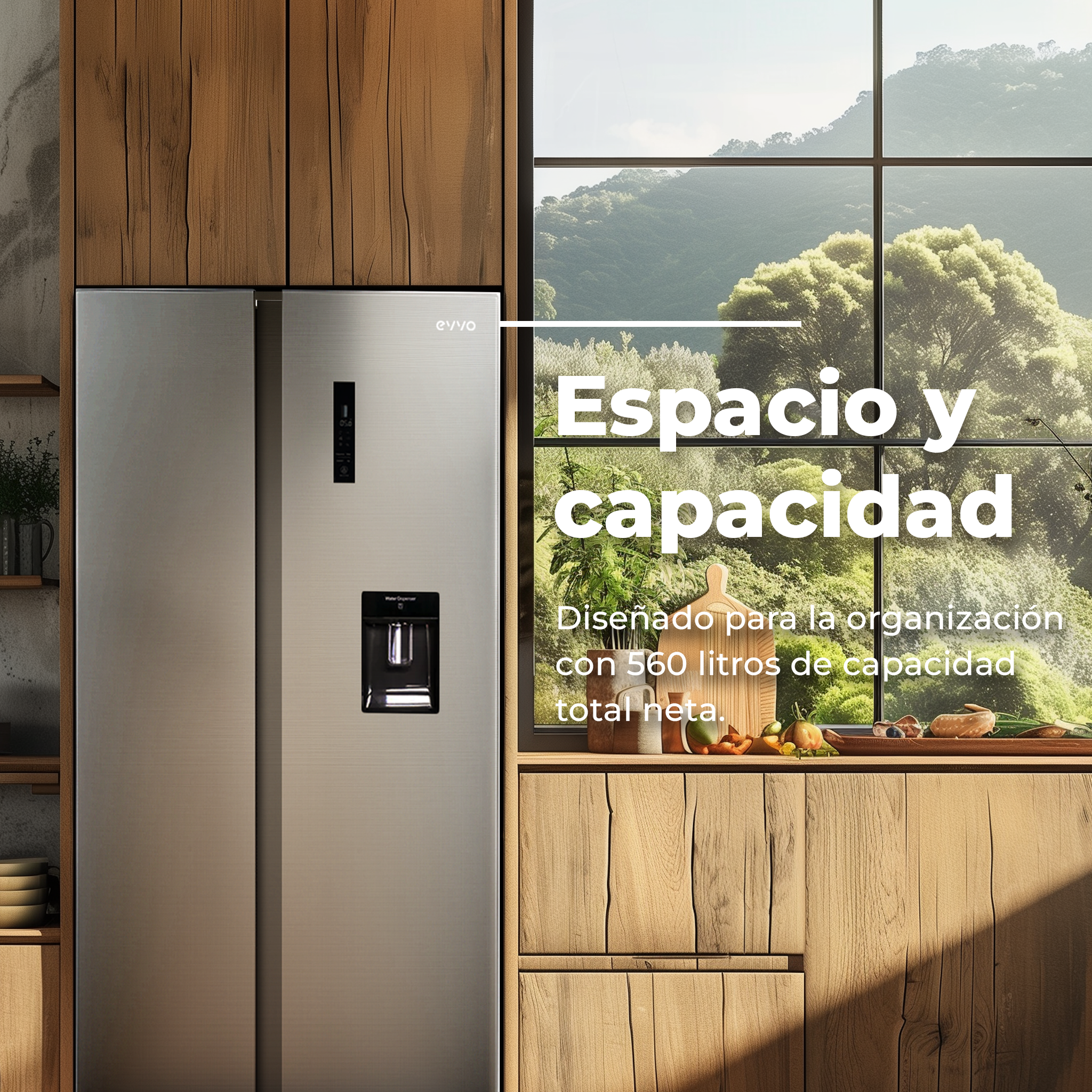 Frigorífico Americano EVVO F90 Aqua