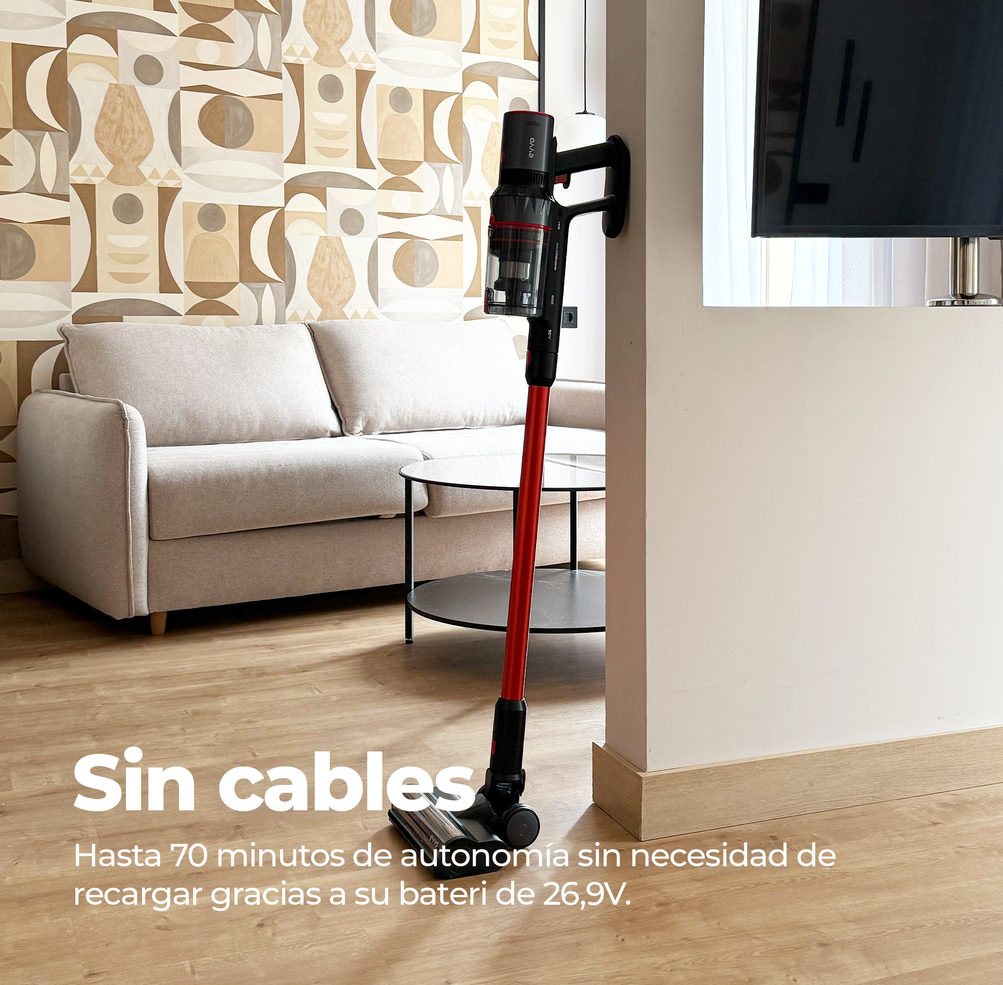 Aspirador sin cable Evvo Ai36