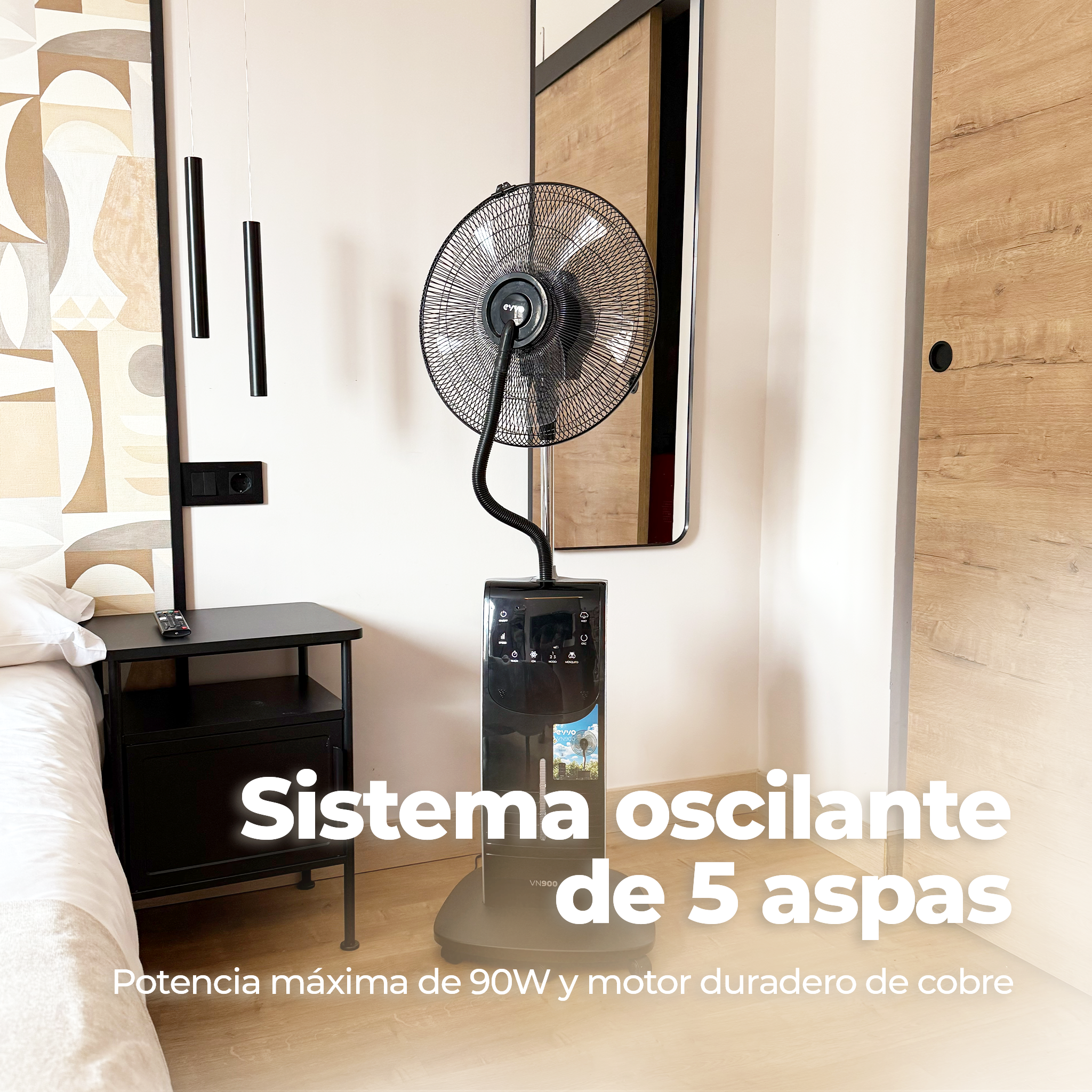 Ventilador Nebulizador EVVO VN900