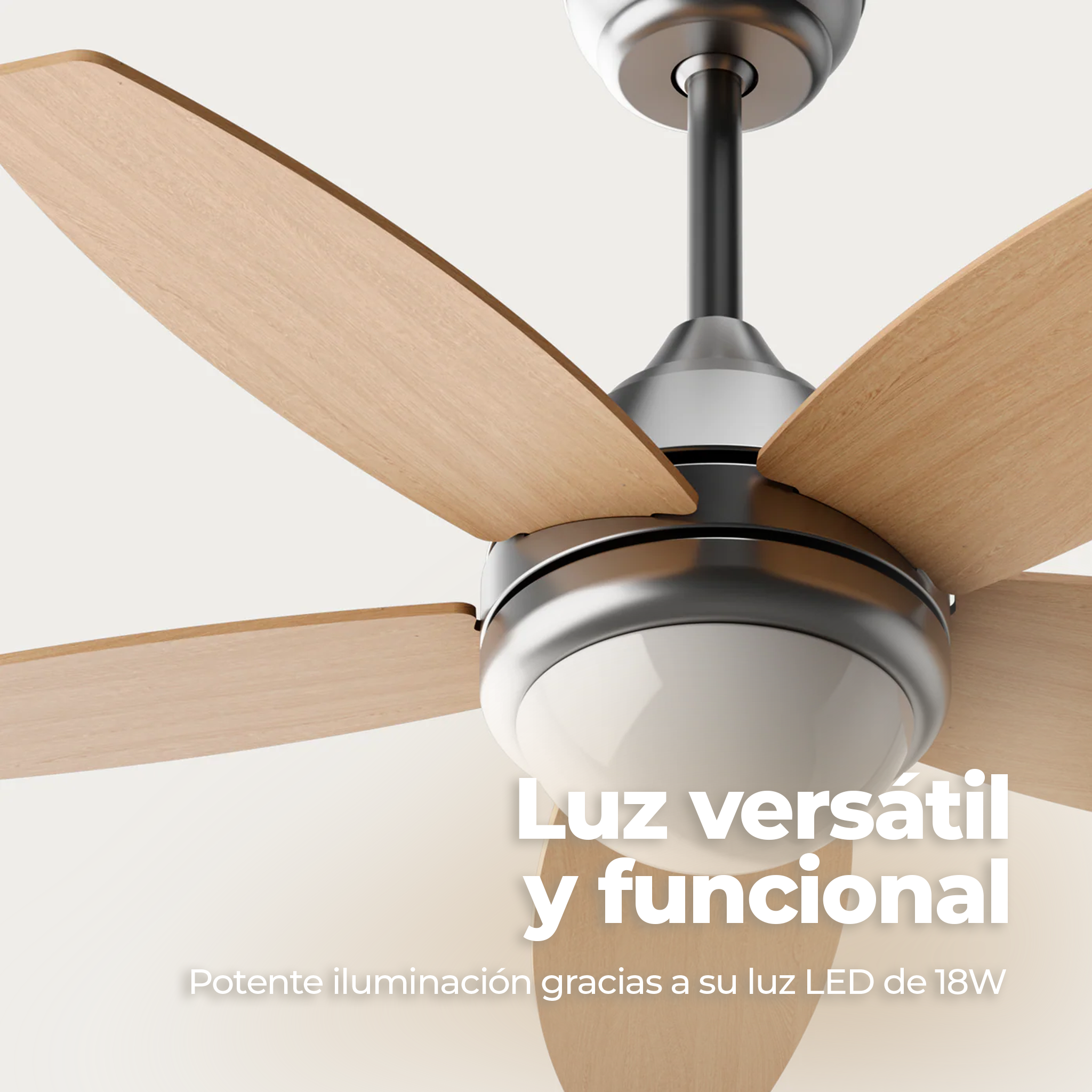 Ventilador de techo EVVO V416 Wood