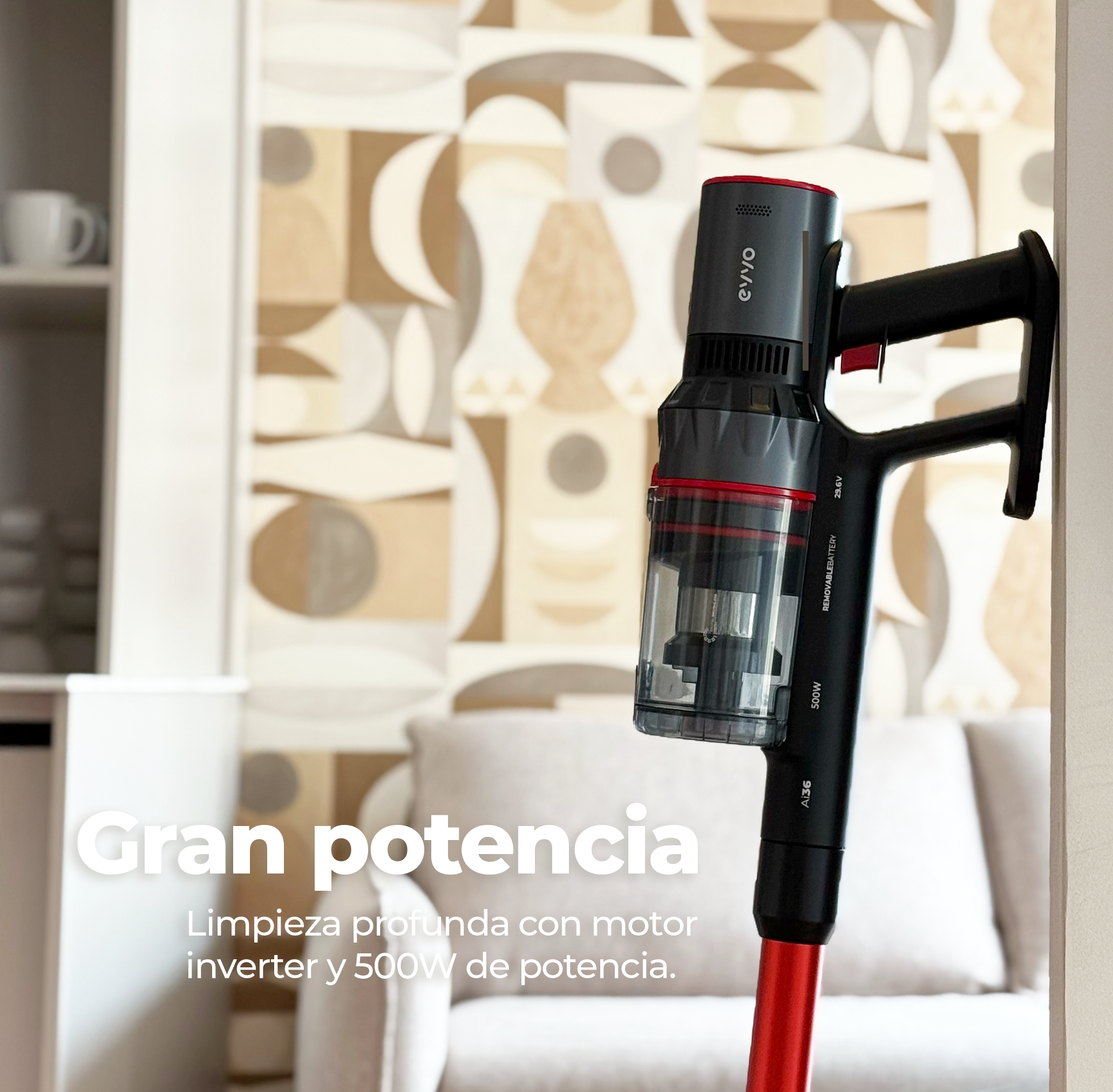 Aspirador sin cable Evvo Ai36