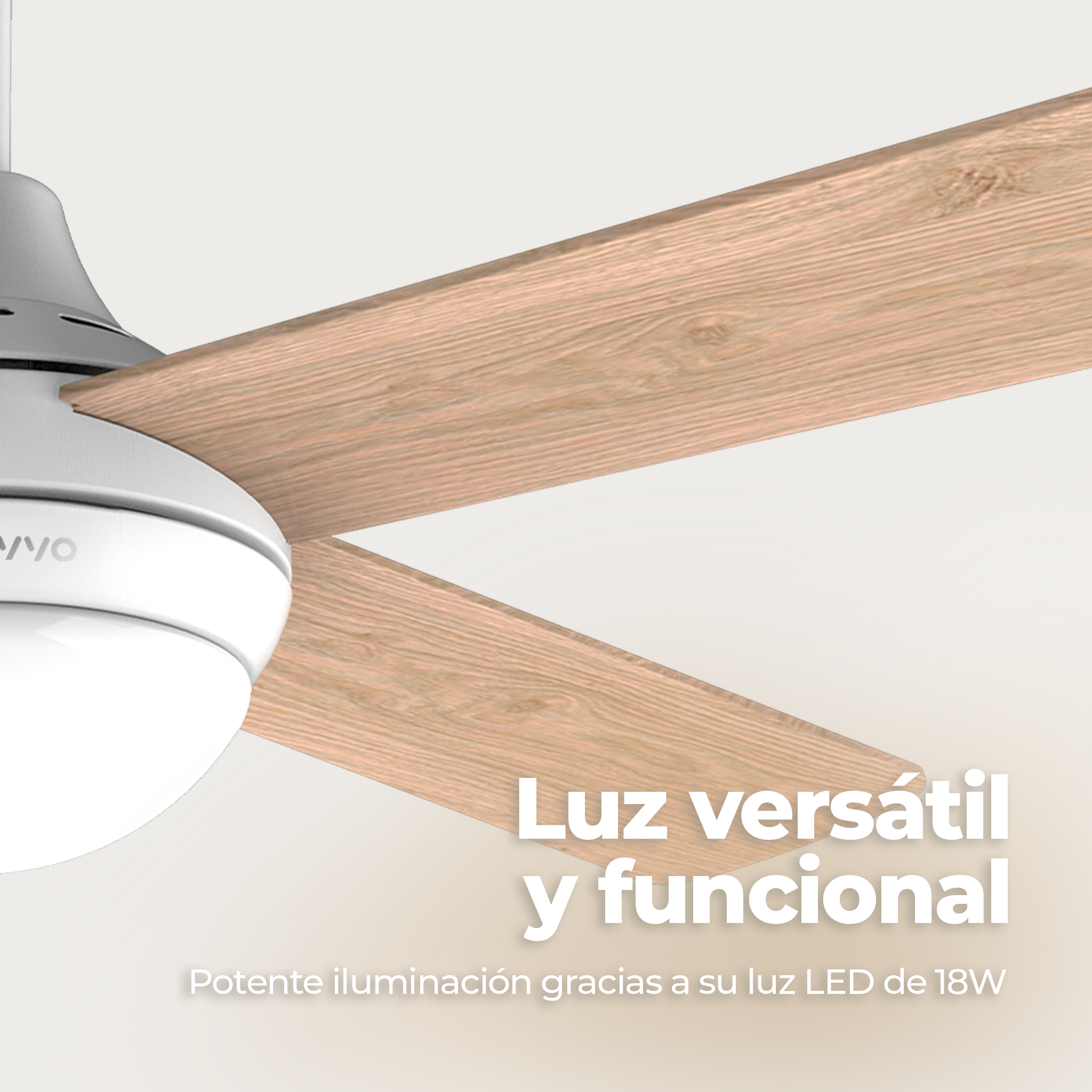 Ventilador de techo EVVO V440 Wood