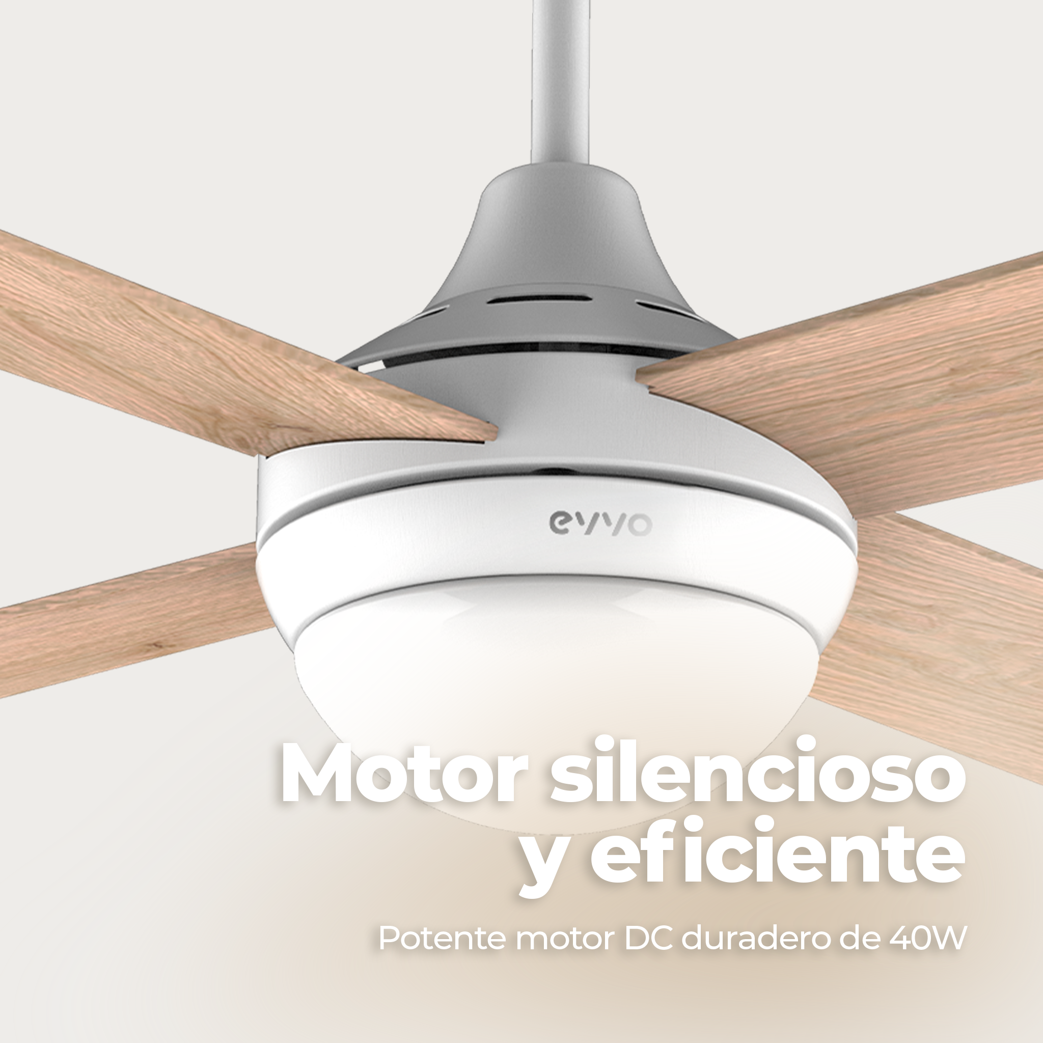 Ventilador de techo EVVO V440 Wood
