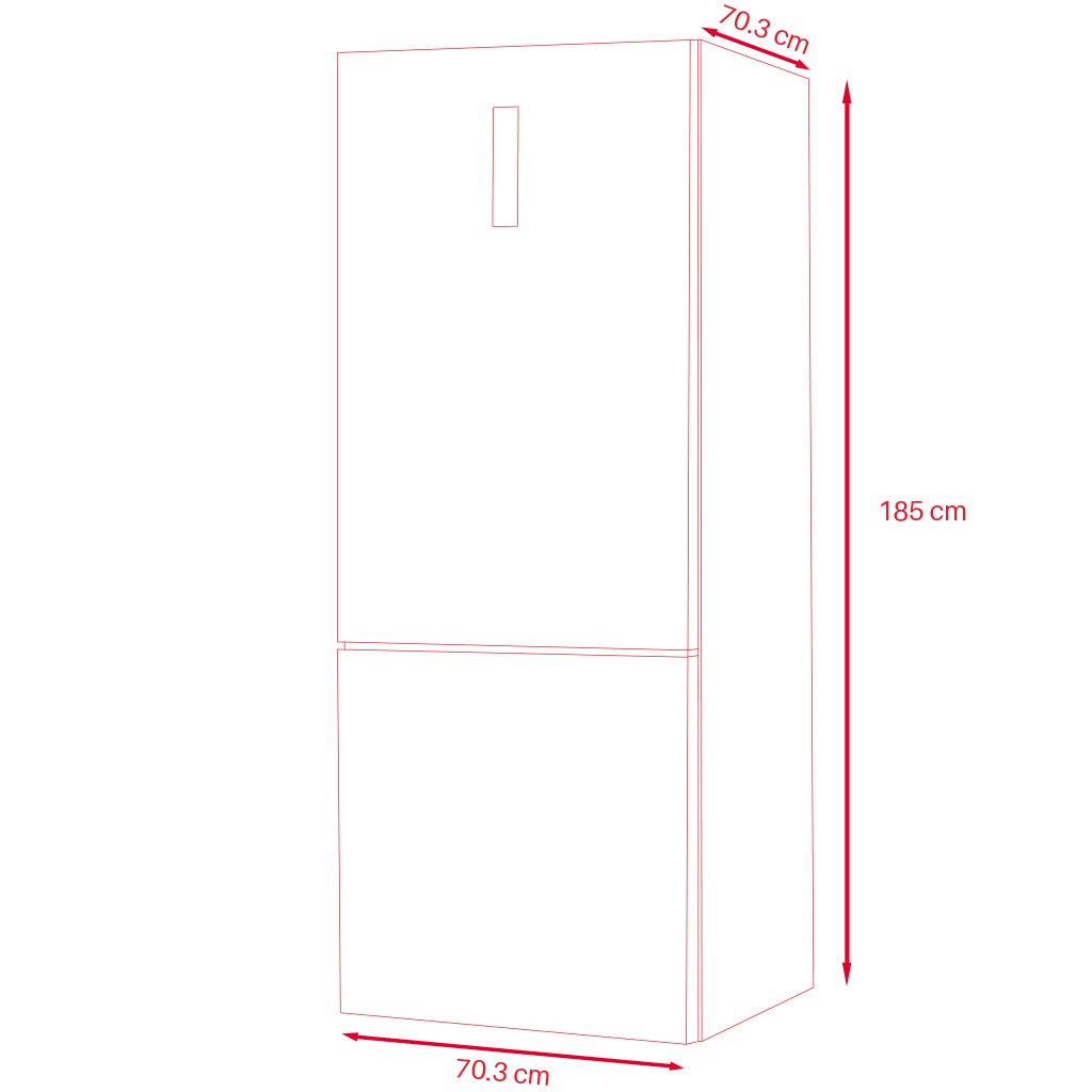 Frigorífico Combi EVVO F70DX