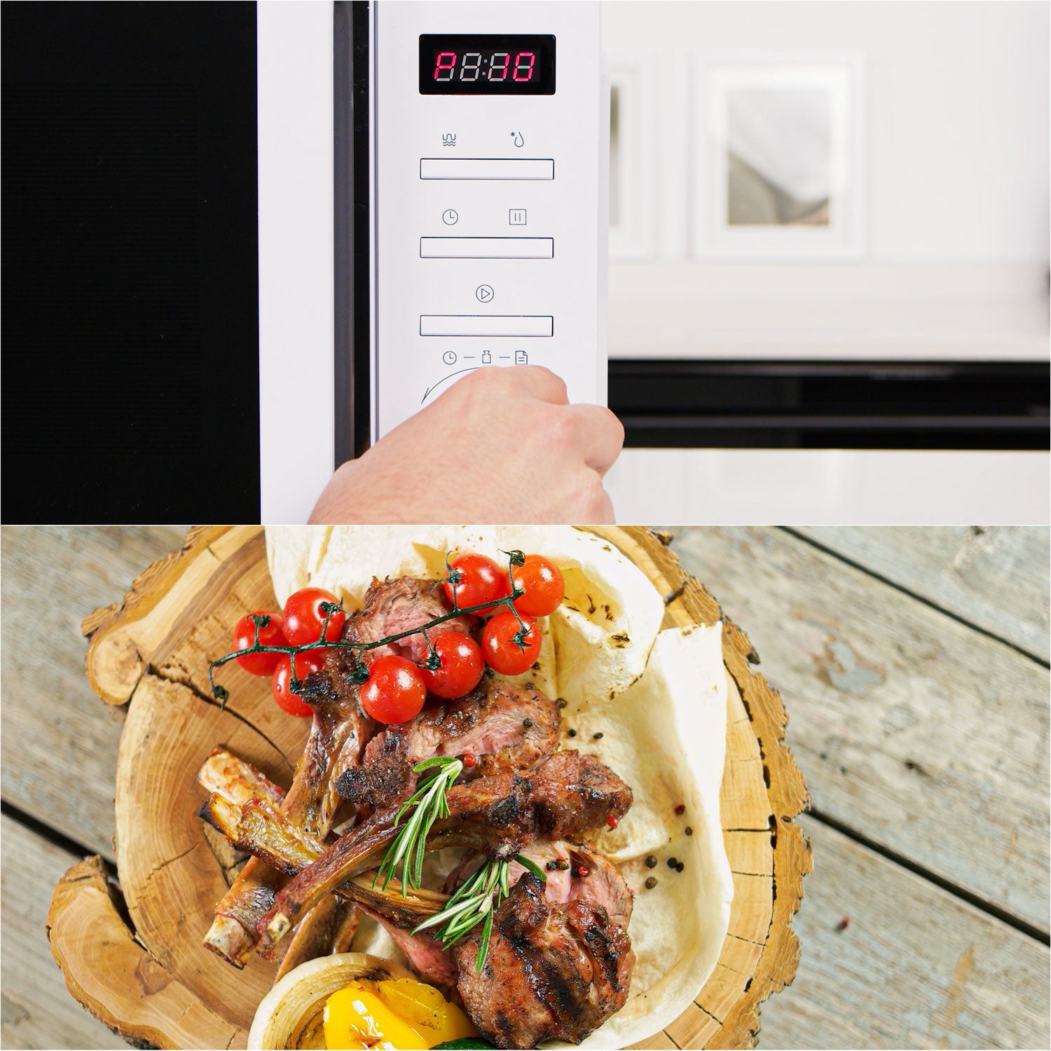 Microondas Blanco M2W Mirror Reacondicionado Clase A