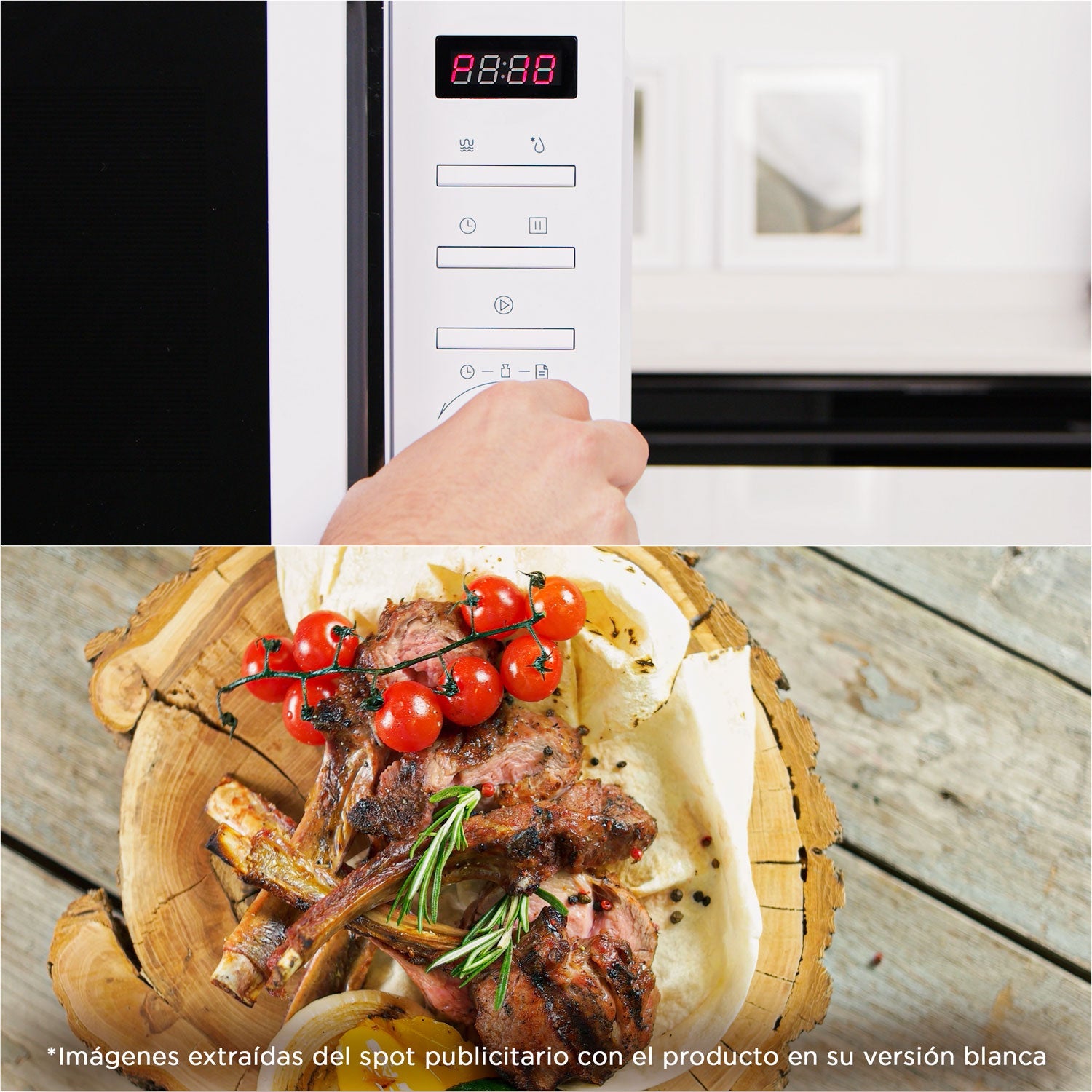 Microondas Negro M2B Mirror Reacondicionado Clase A