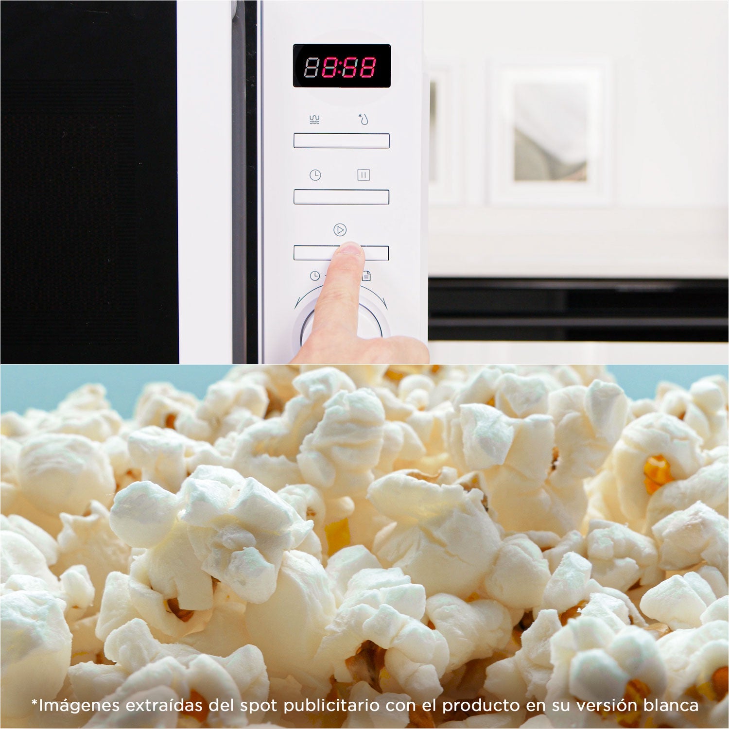 Microondas Negro M2B Mirror Reacondicionado Clase A