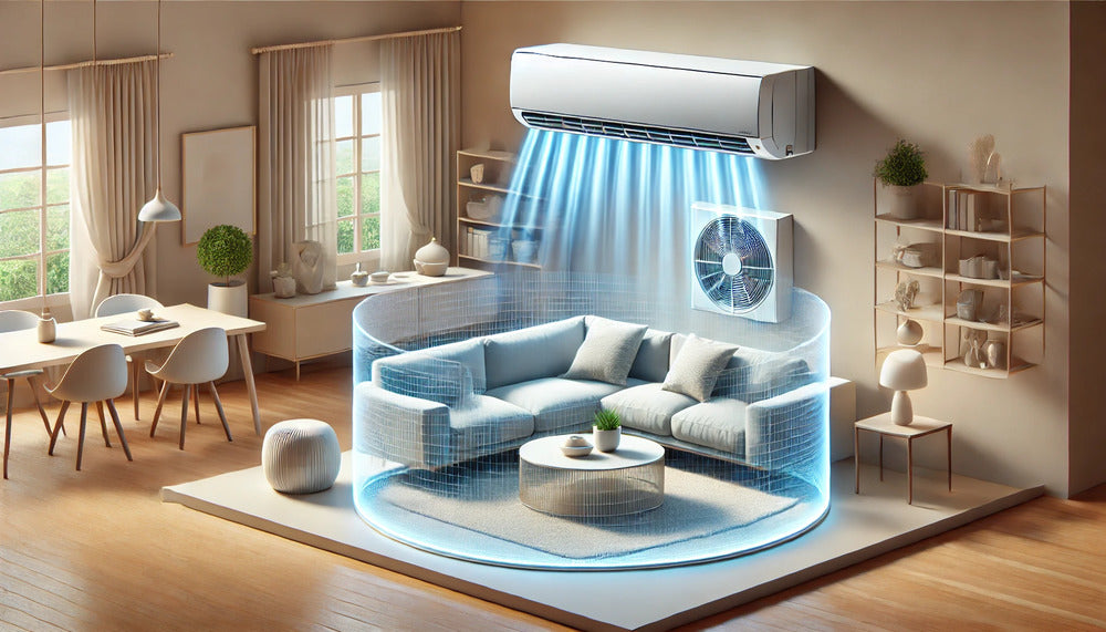 ¿ Cómo climatizar una vivienda con un aire acondicionado ?