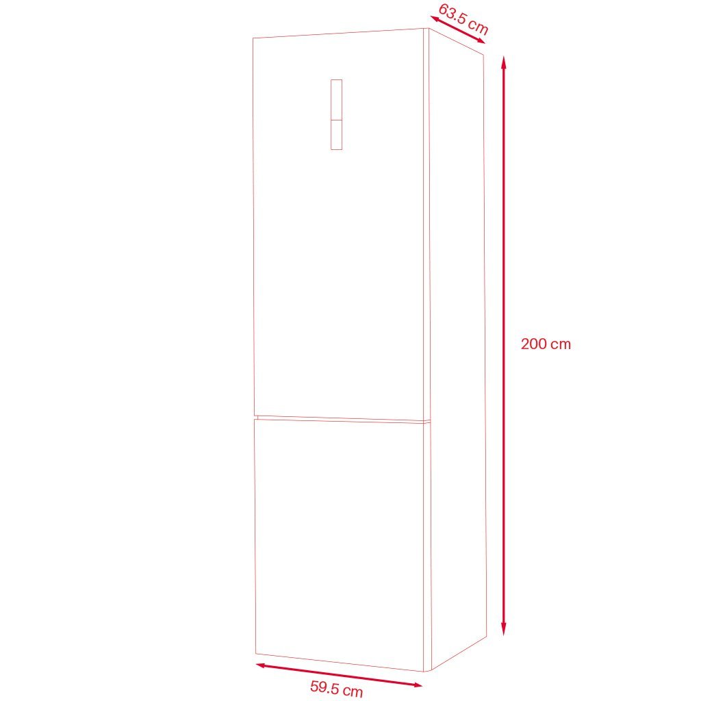 Frigorífico Combi EVVO F60DX