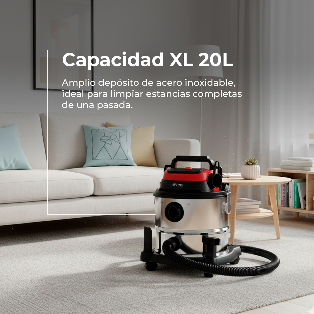 Aspirador de Sólidos y Líquidos EVVO AE84