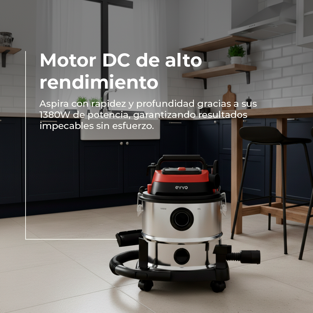 Aspirador de Sólidos y Líquidos EVVO AE84