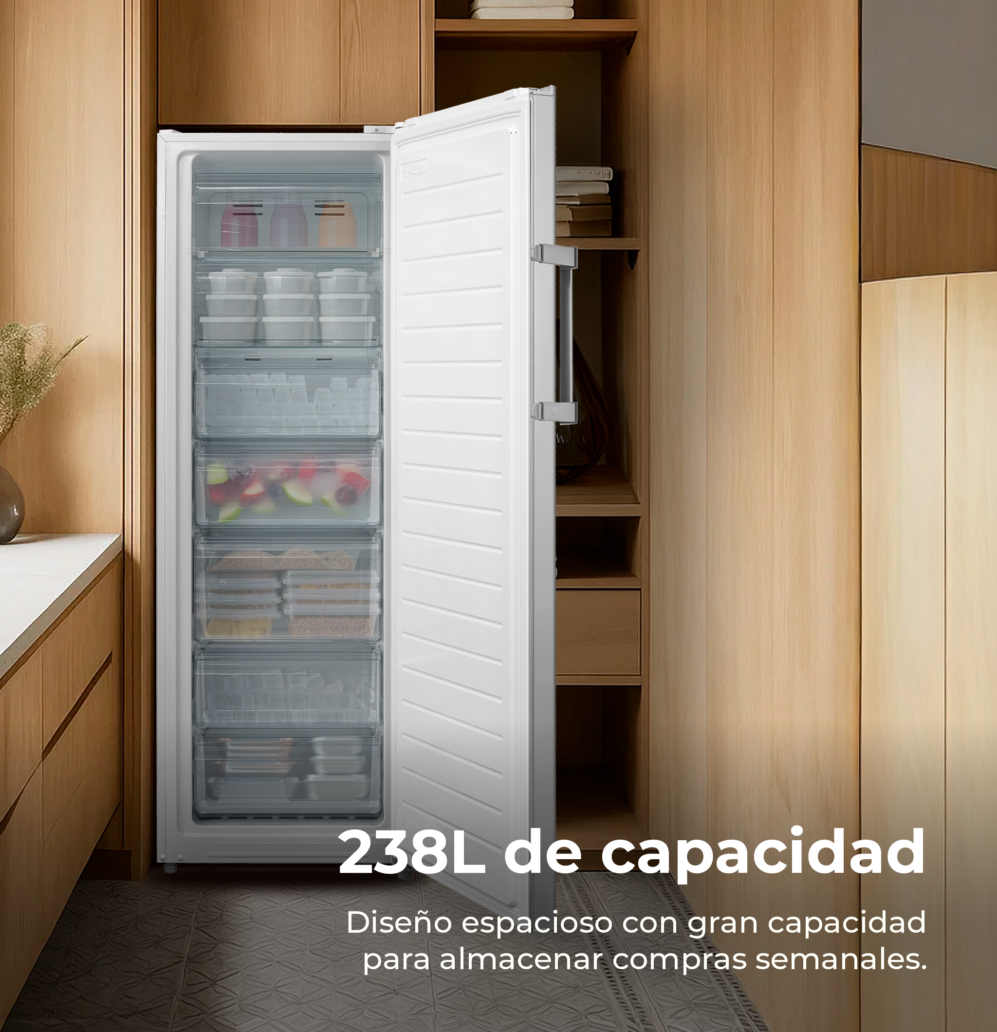 Congelador Vertical EVVO ICE 238