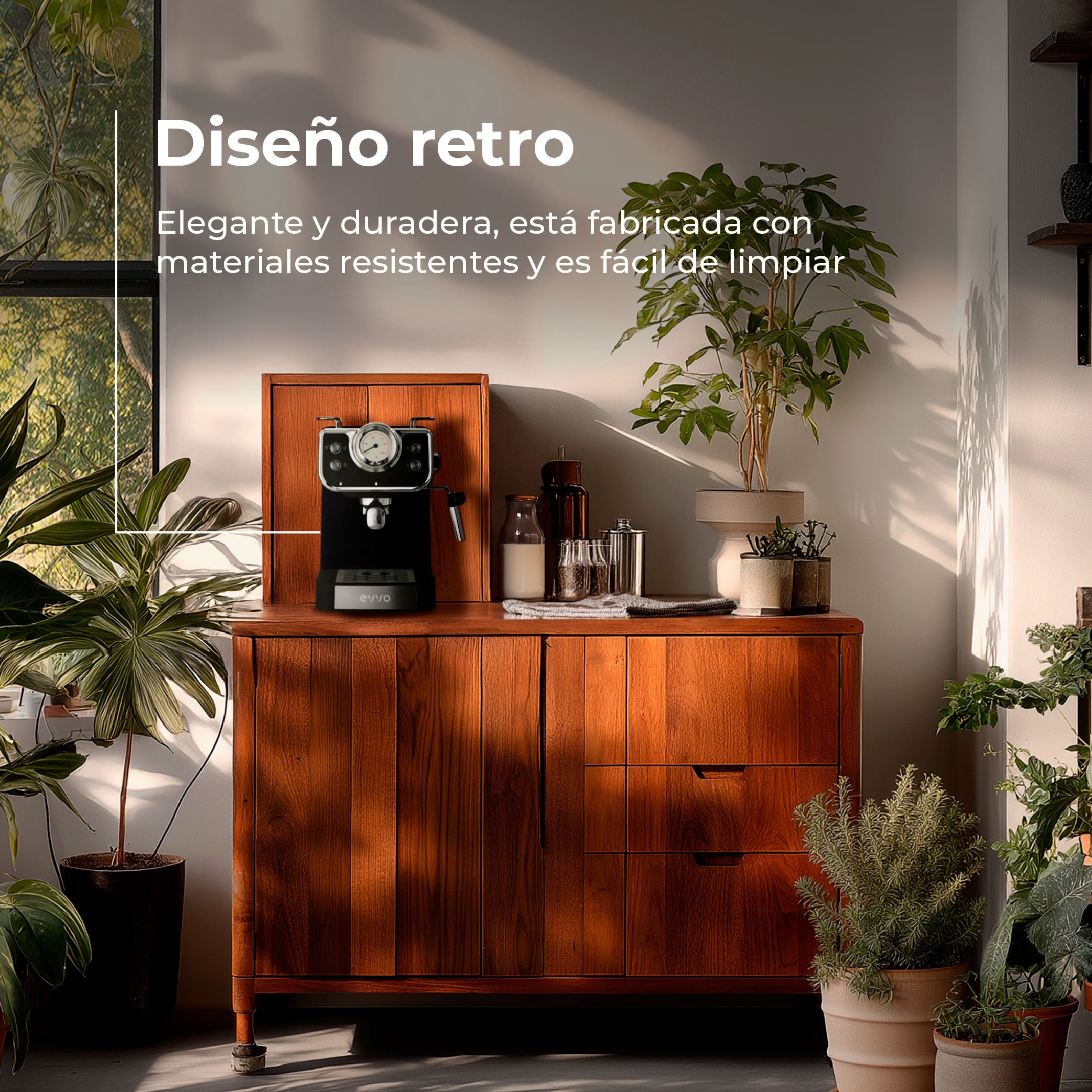 Cafetera Espresso EVVO Intensa Retro