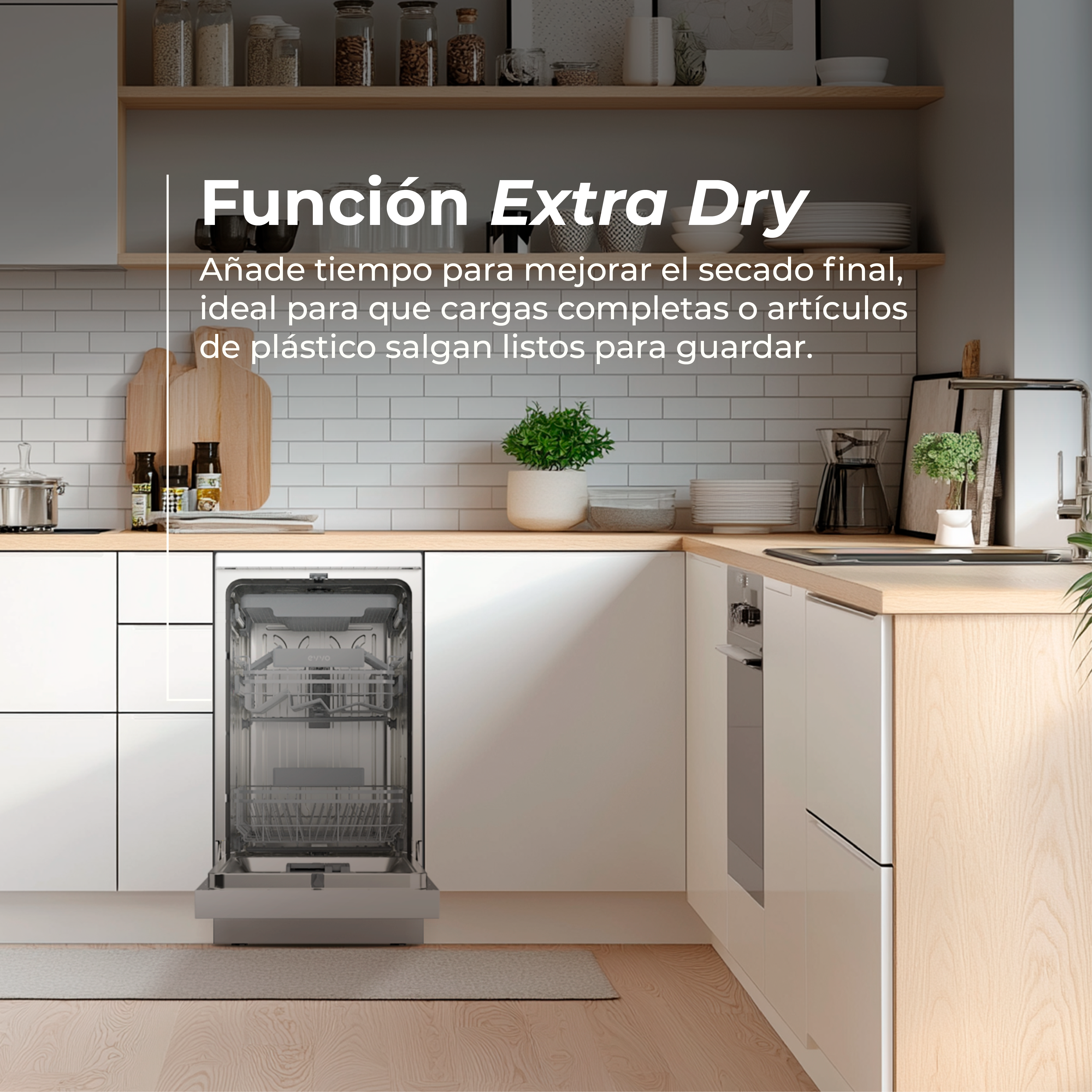 Lavavajillas EVVO D3Y Slim (45 cm)