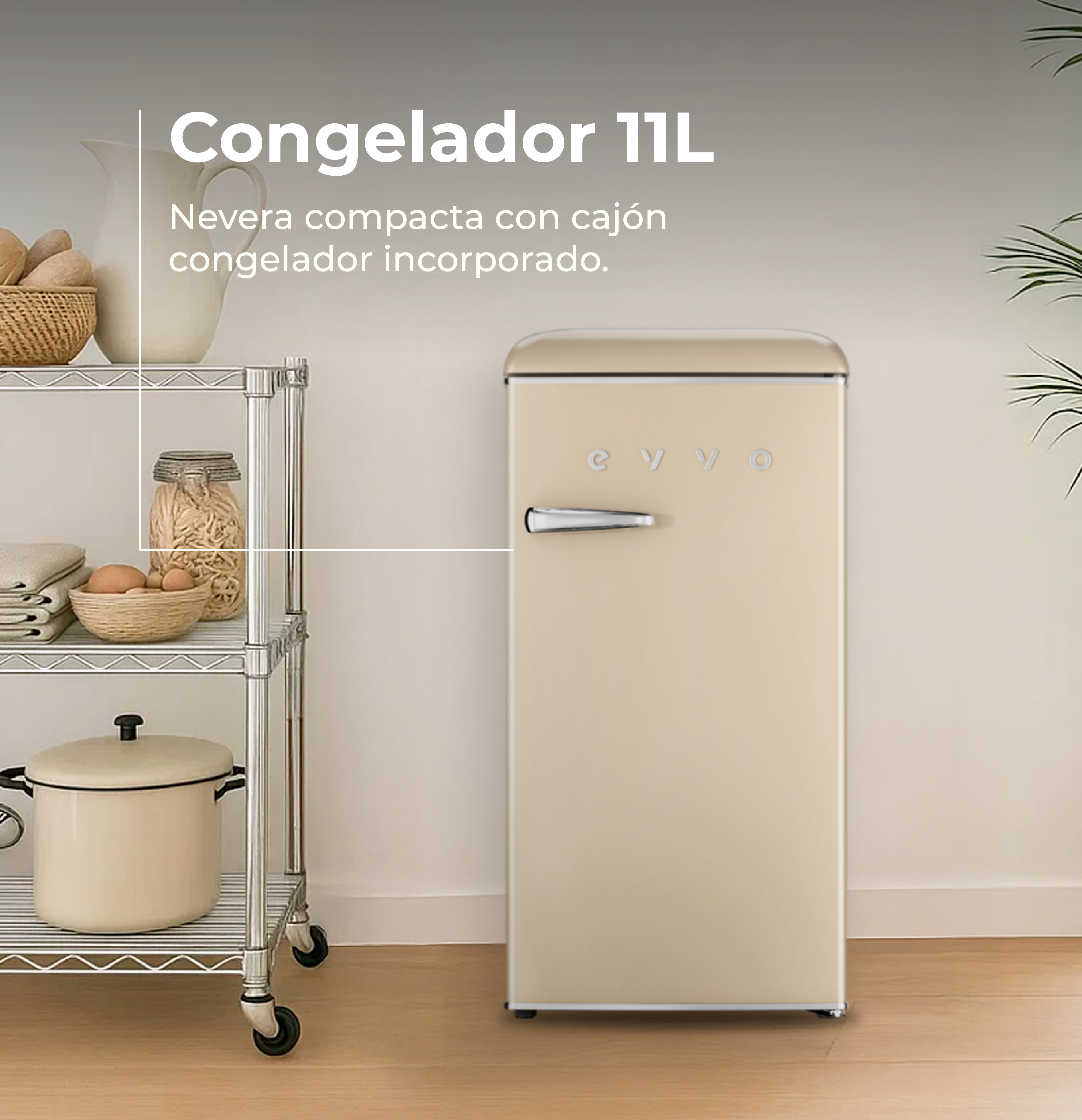 Frigorífico Mini Evvo F26 Retro