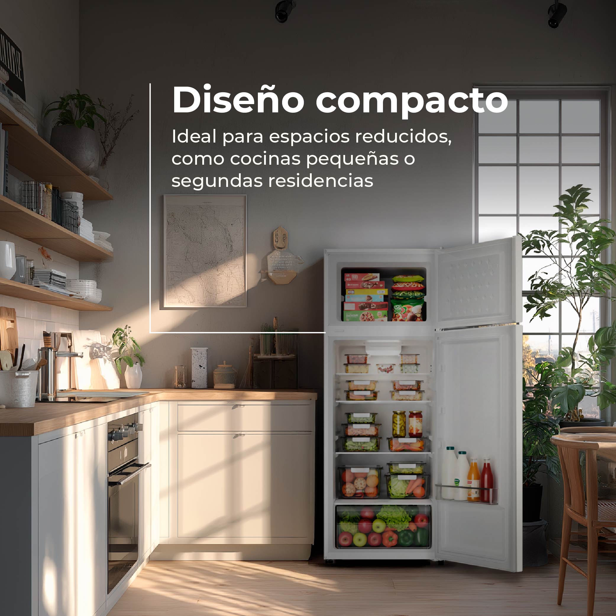 Frigorífico 2 puertas EVVO F40