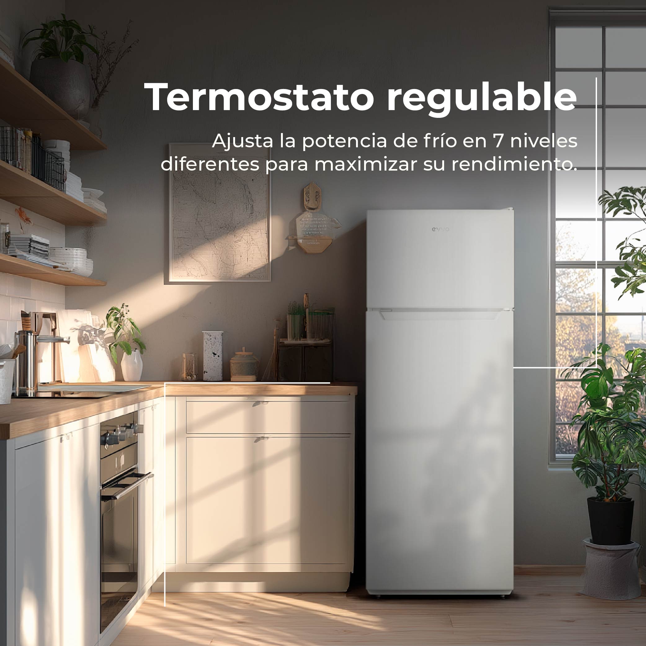 Frigorífico 2 puertas EVVO F40