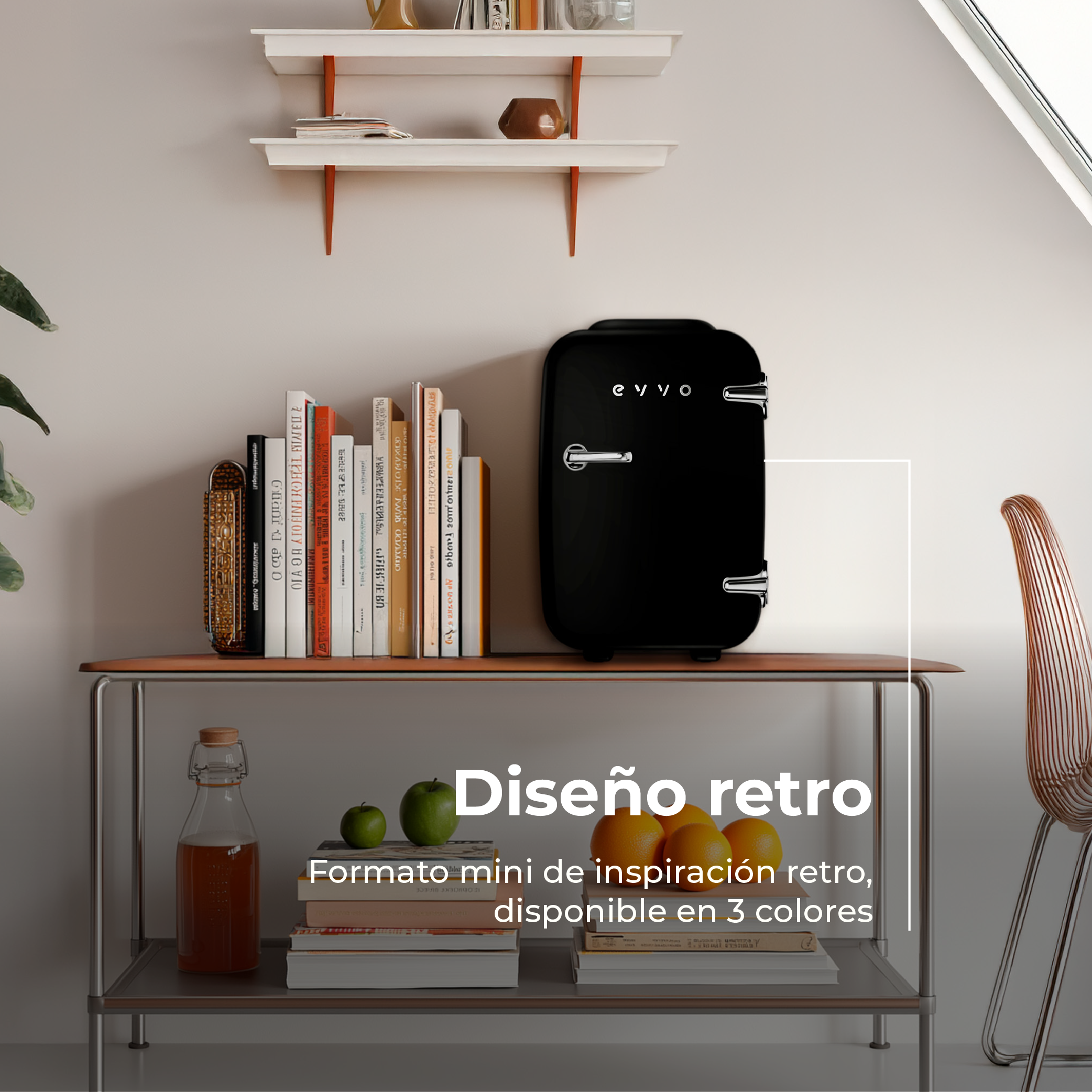 Nevera Mini Evvo F4 Retro