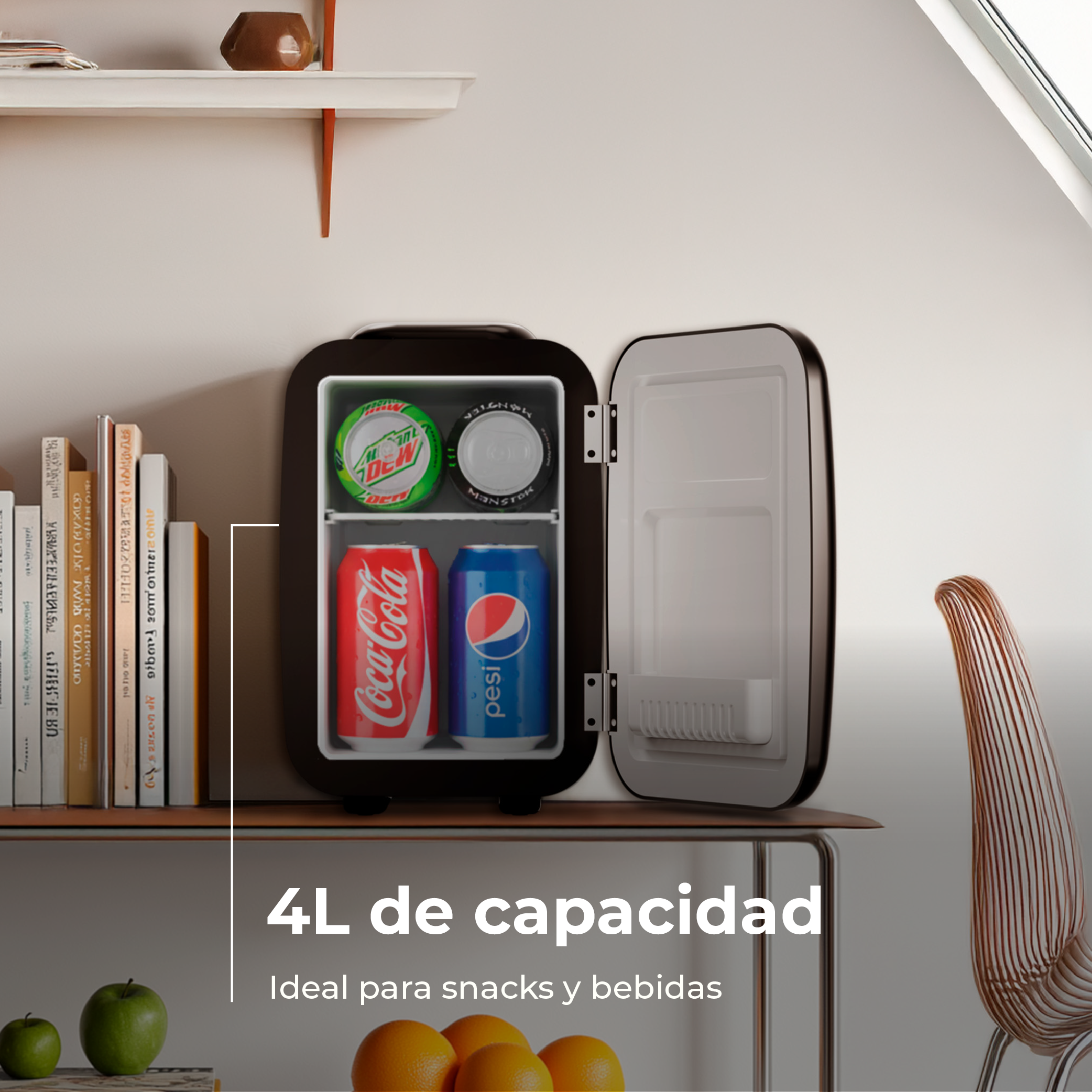 Nevera Mini Evvo F4 Retro