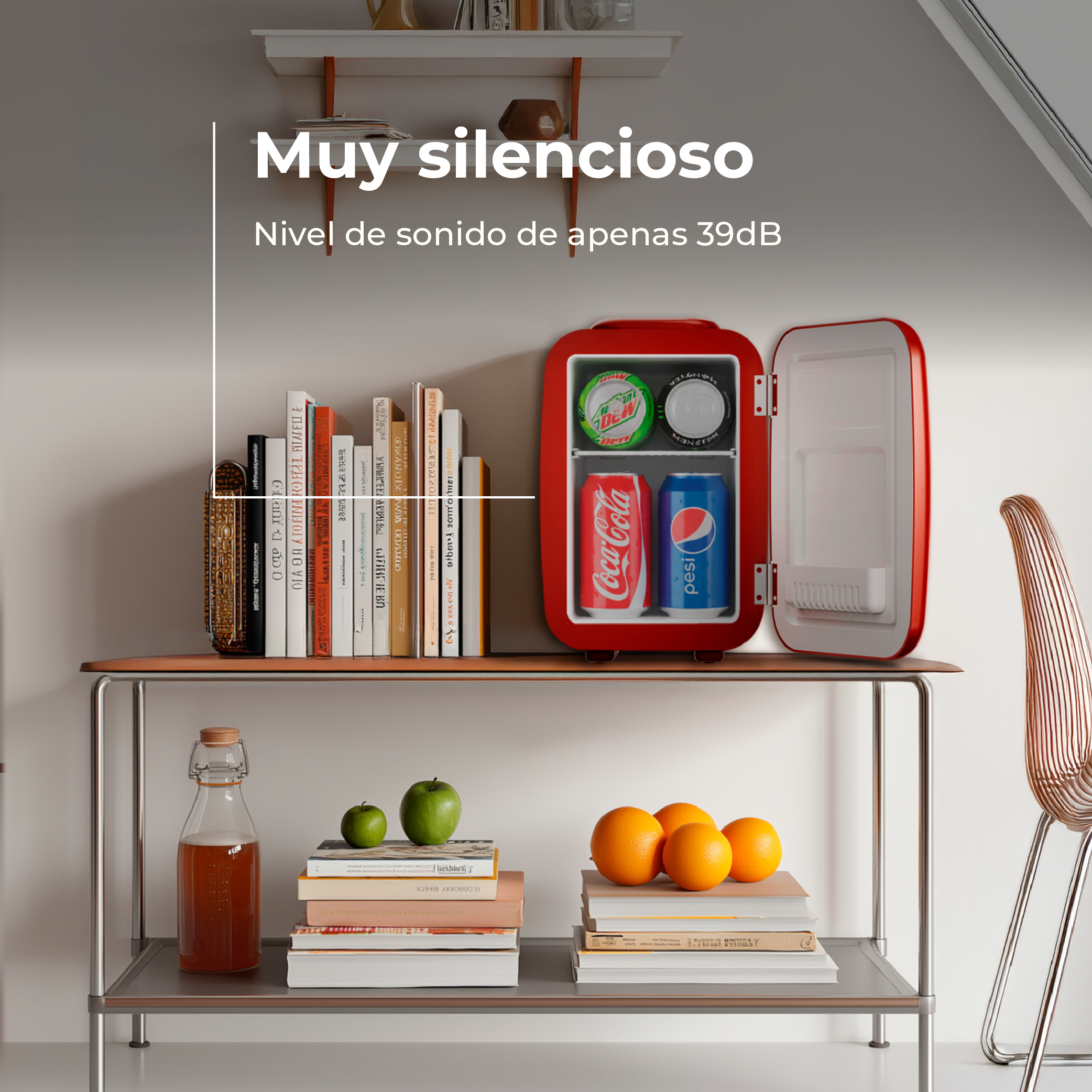 Nevera Mini Evvo F4 Retro