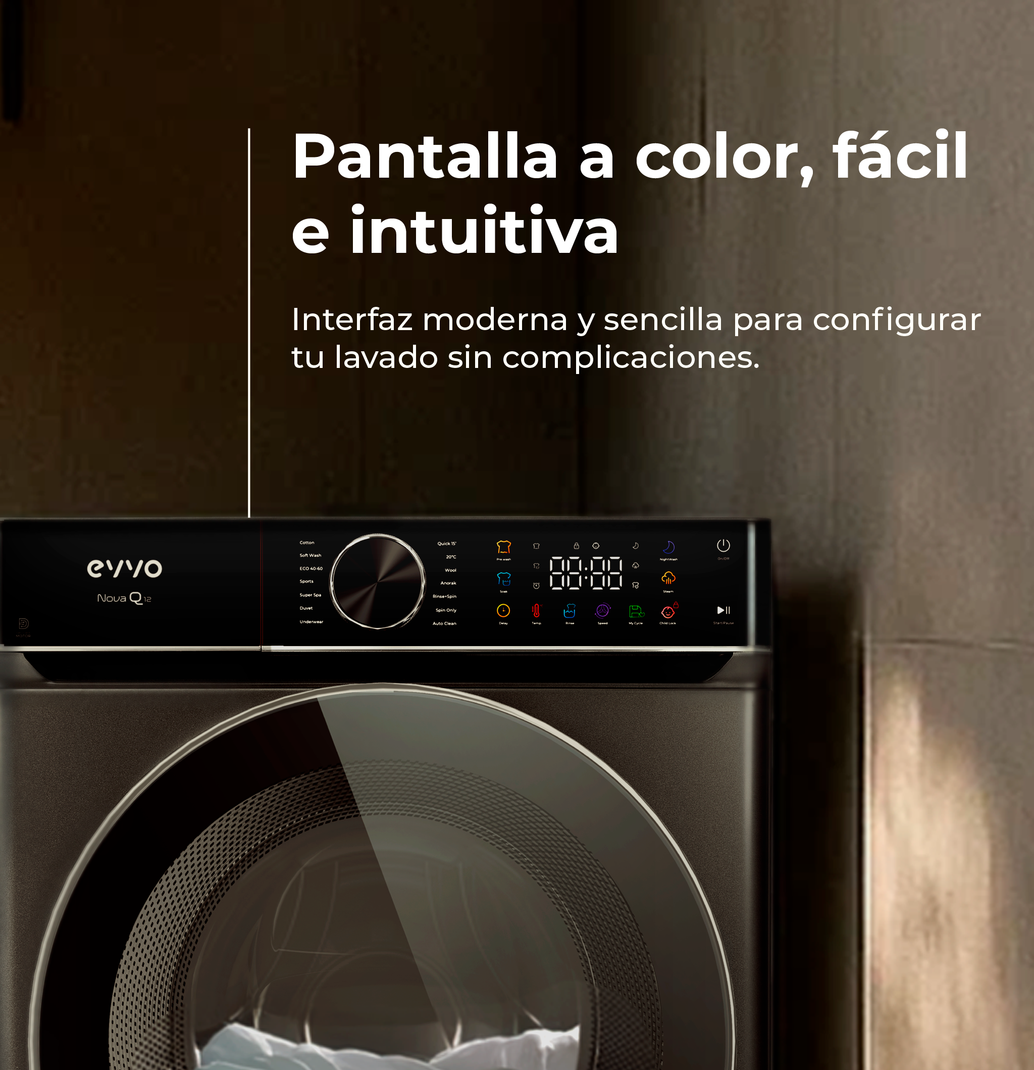 Lavadora EVVO Nova Q