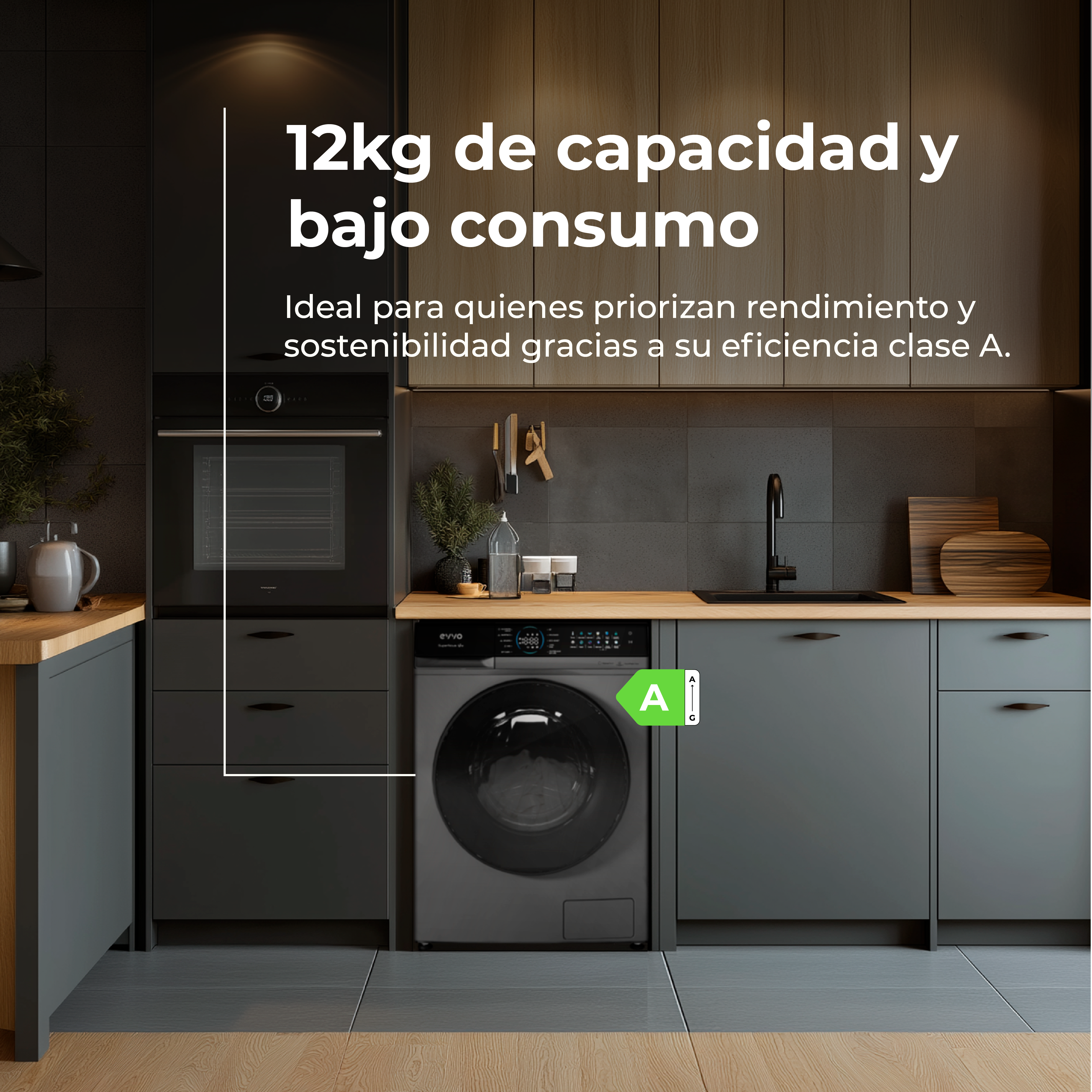 Lavadora EVVO Supernova U 12Kg