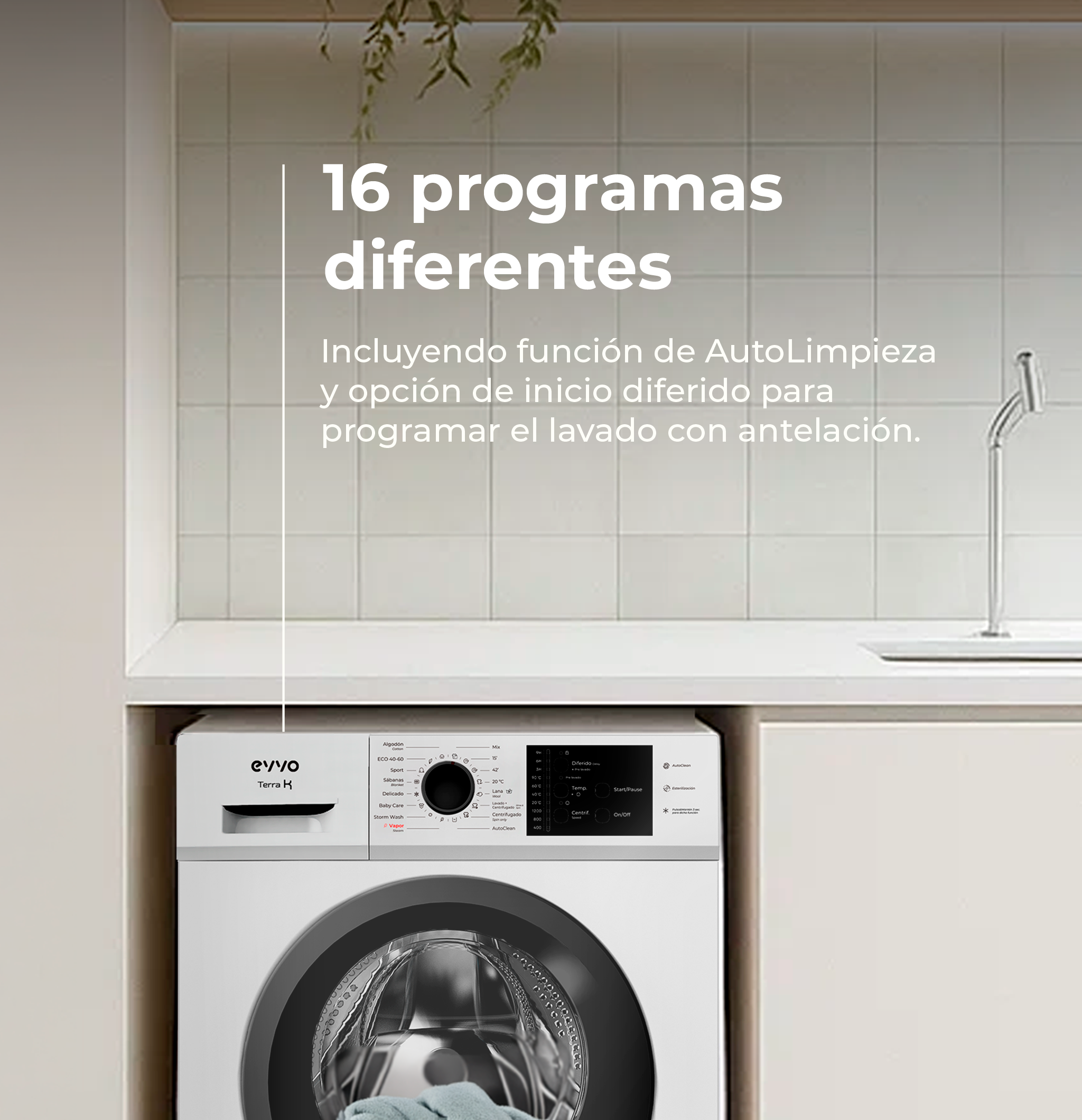 Lavadora EVVO Terra K